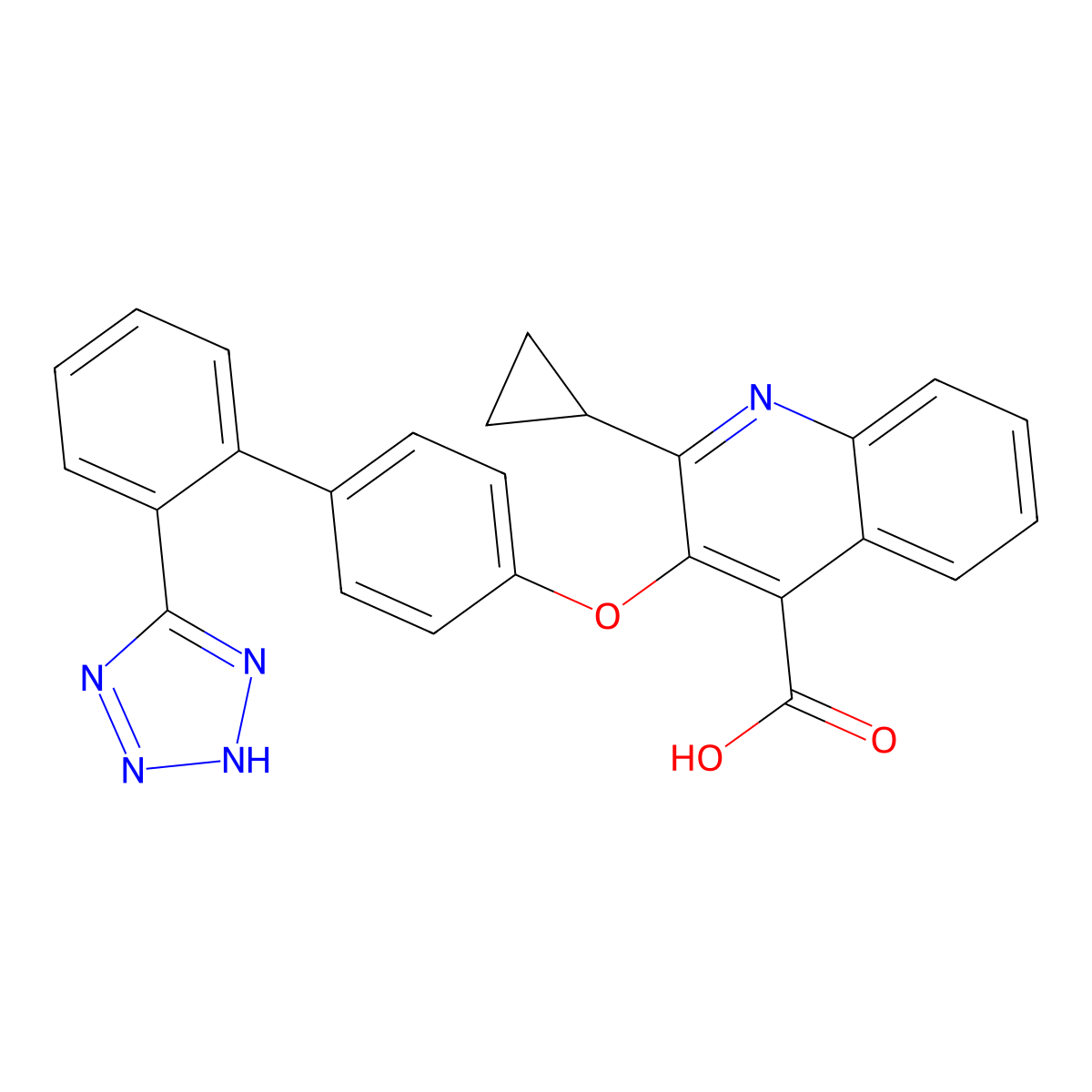 Bms 183920 molecular structure, CAS 153072-33-4
