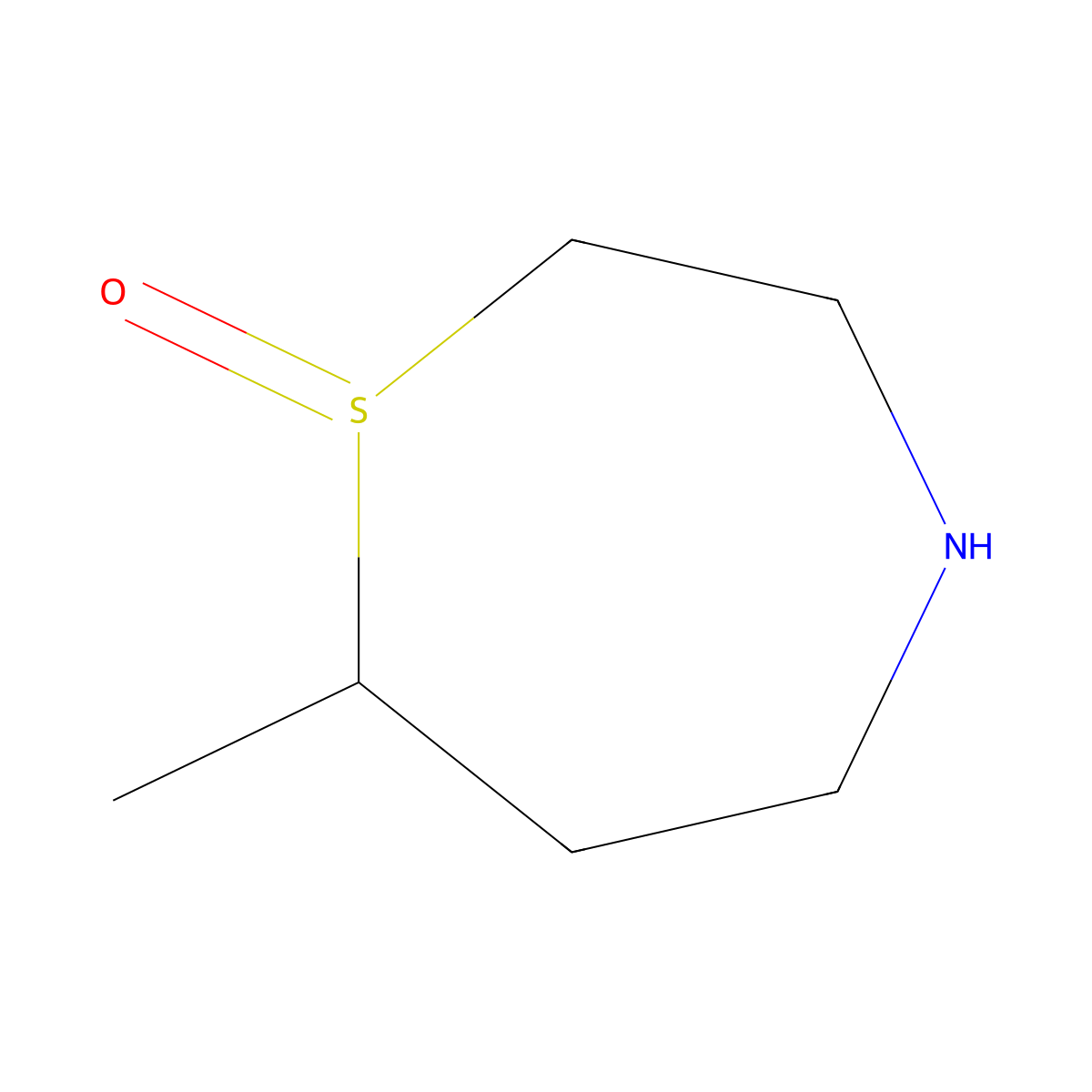 7-Methyl-1lambda4,4-thiazepan-1-one molecular structure, CAS 1530860-65-1