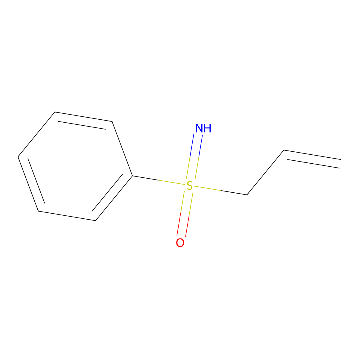 Imino(phenyl)(prop-2-en-1-yl)-lambda6-sulfanone molecular structure, CAS 153092-46-7
