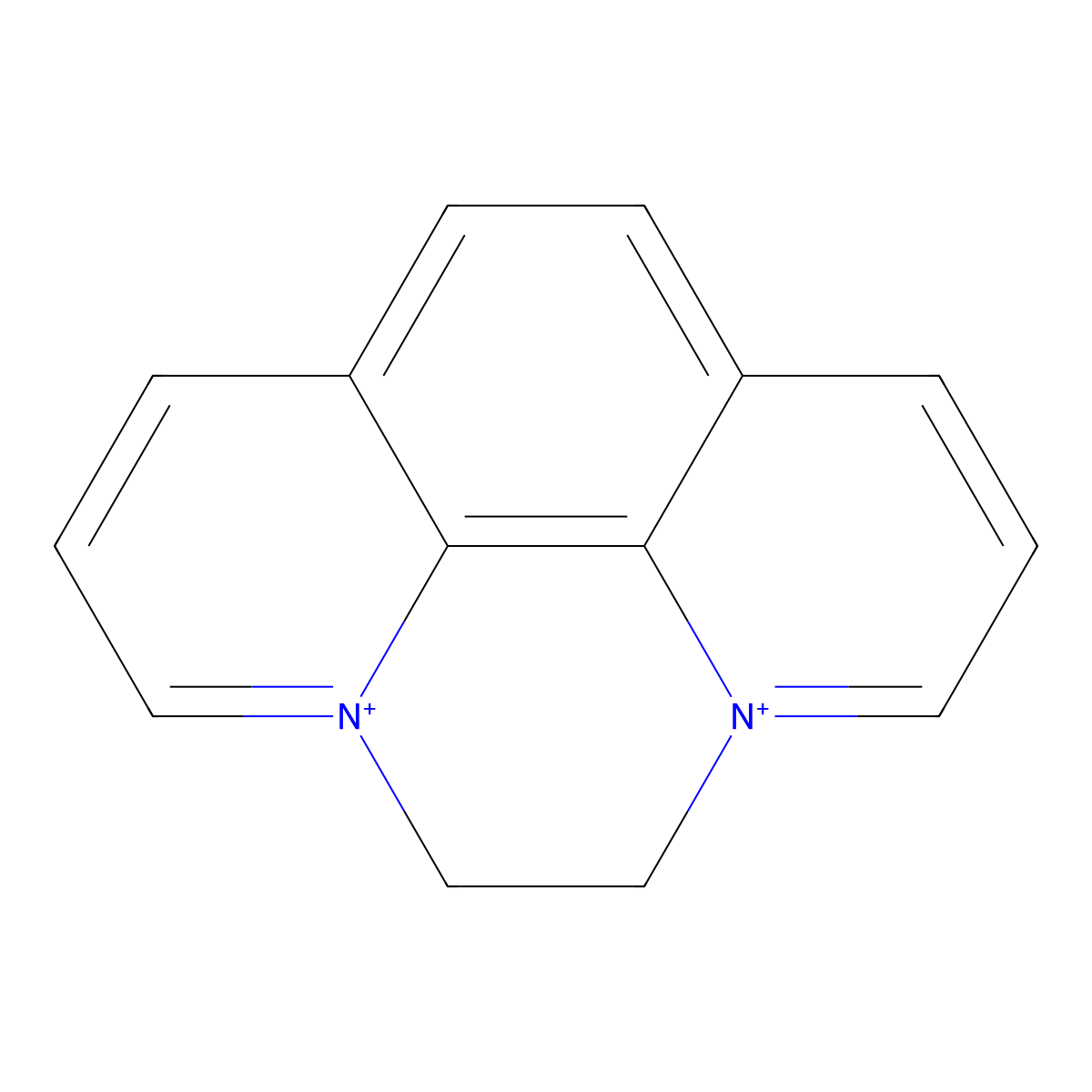 5,6-Dihydropyrazino[1,2,3,4-lmn]-1,10-phenanthrolinediium molecular structure, CAS 15311-52-1