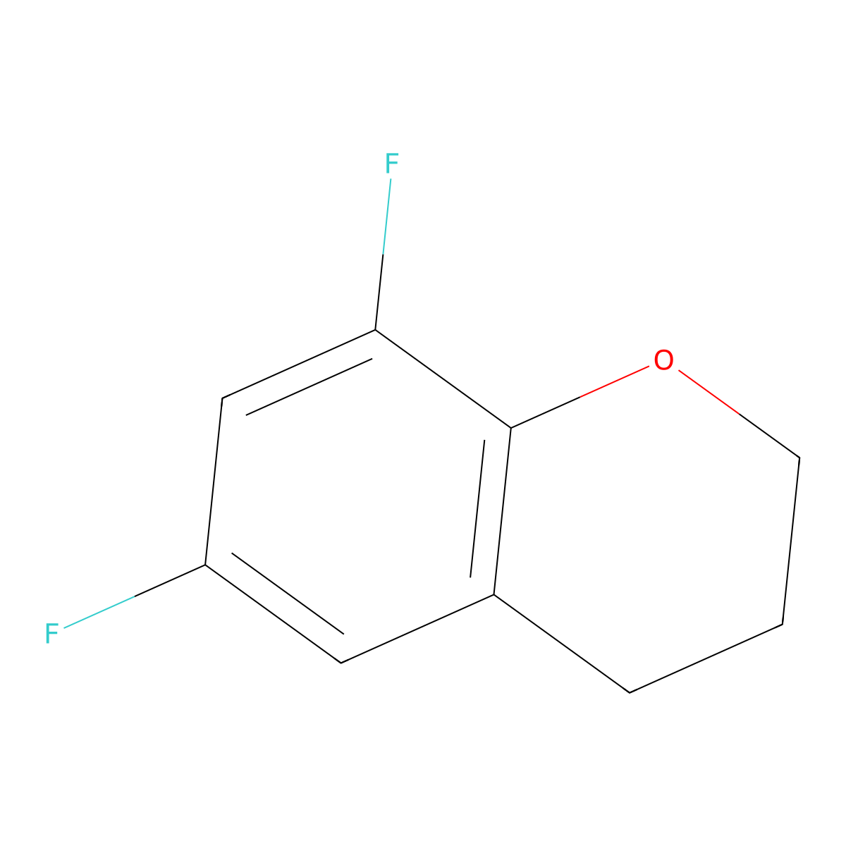 6,8-Difluorochromane molecular structure, CAS 1531111-87-1