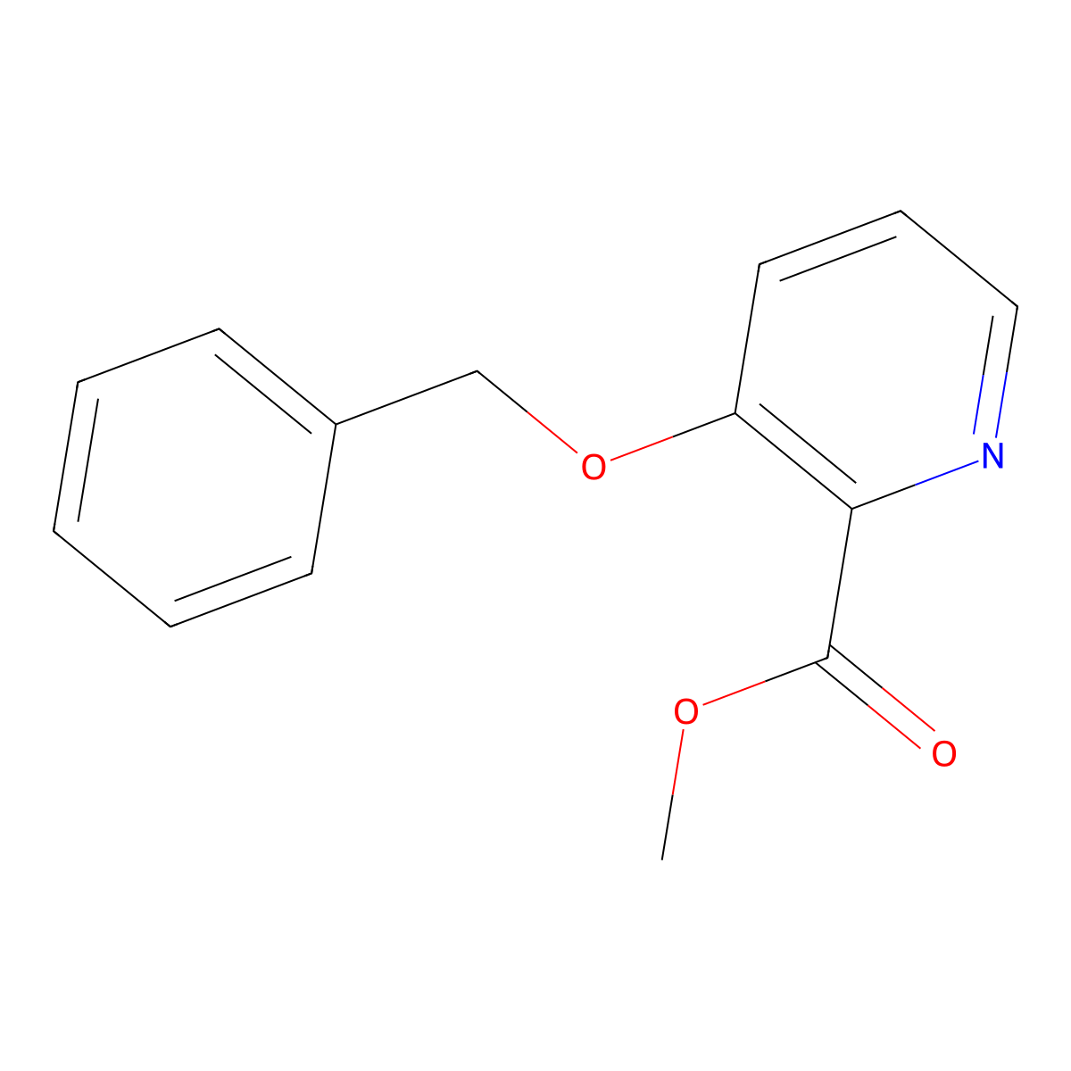 Methyl 3-benzyloxypicolinate molecular structure, CAS 153140-15-9