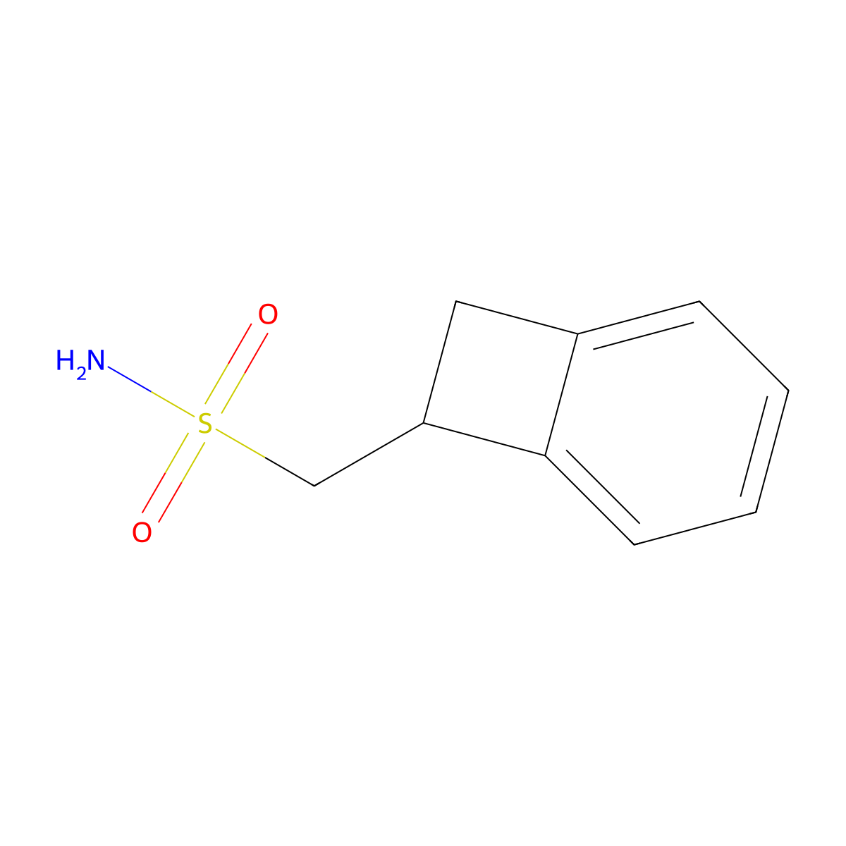 {Bicyclo[4.2.0]octa-1,3,5-trien-7-yl}methanesulfonamide molecular structure, CAS 1531563-58-2