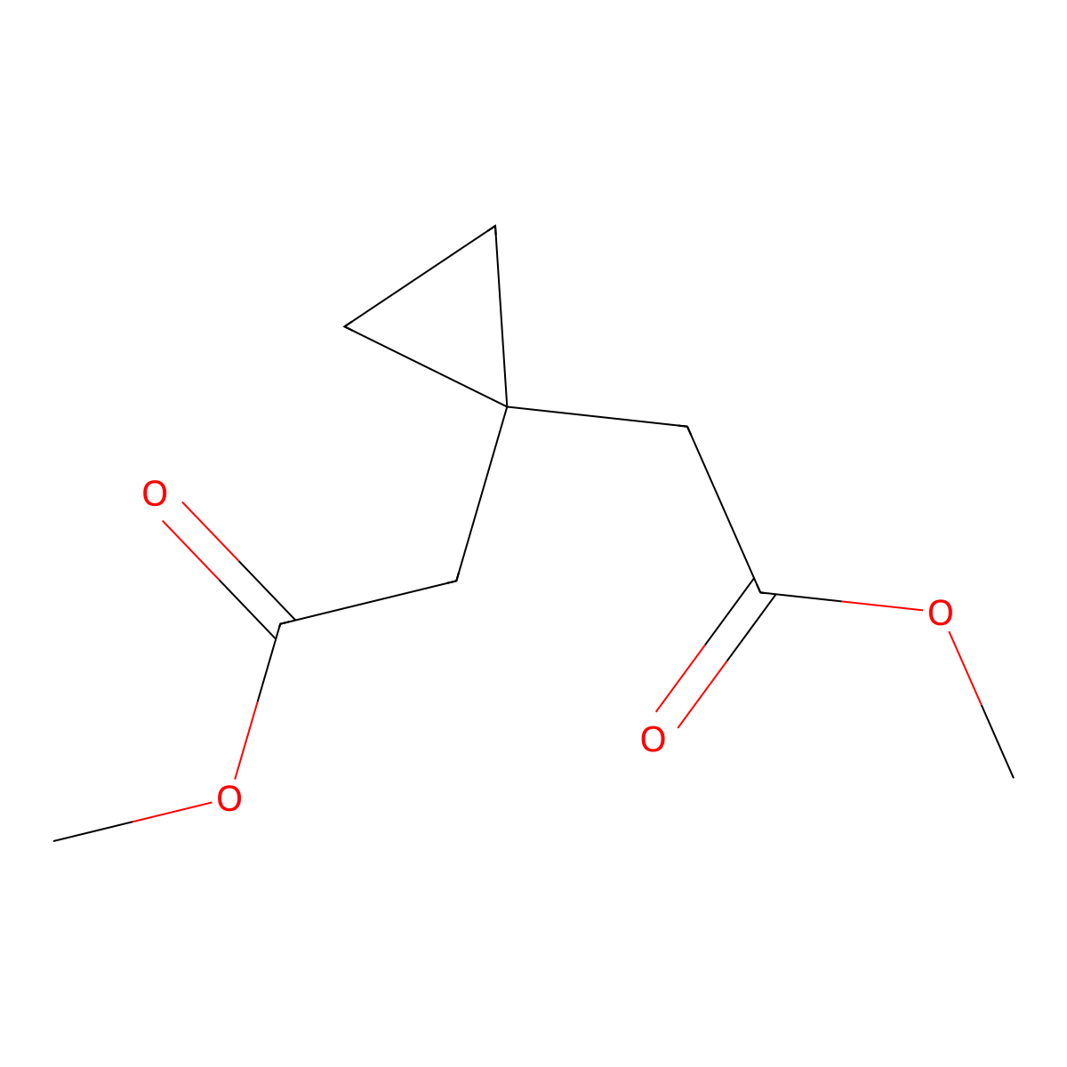 Dimethyl 2,2'-(Cyclopropane-1,1-diyl)diacetate molecular structure, CAS 1531624-01-7