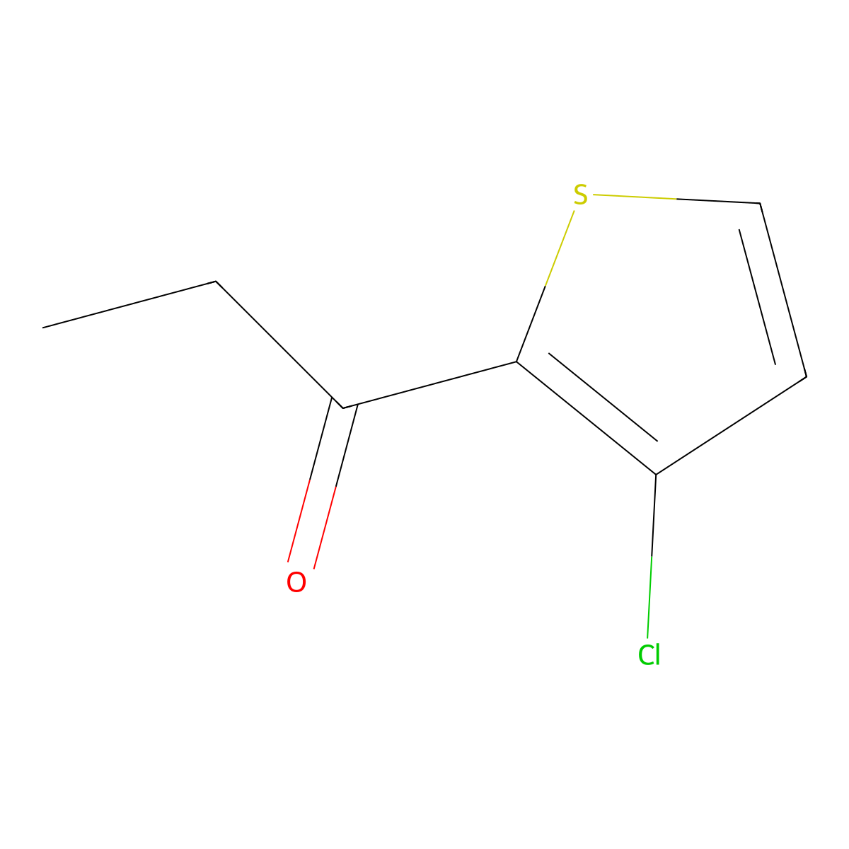 1-(3-Chlorothiophen-2-yl)propan-1-one molecular structure, CAS 1531658-69-1