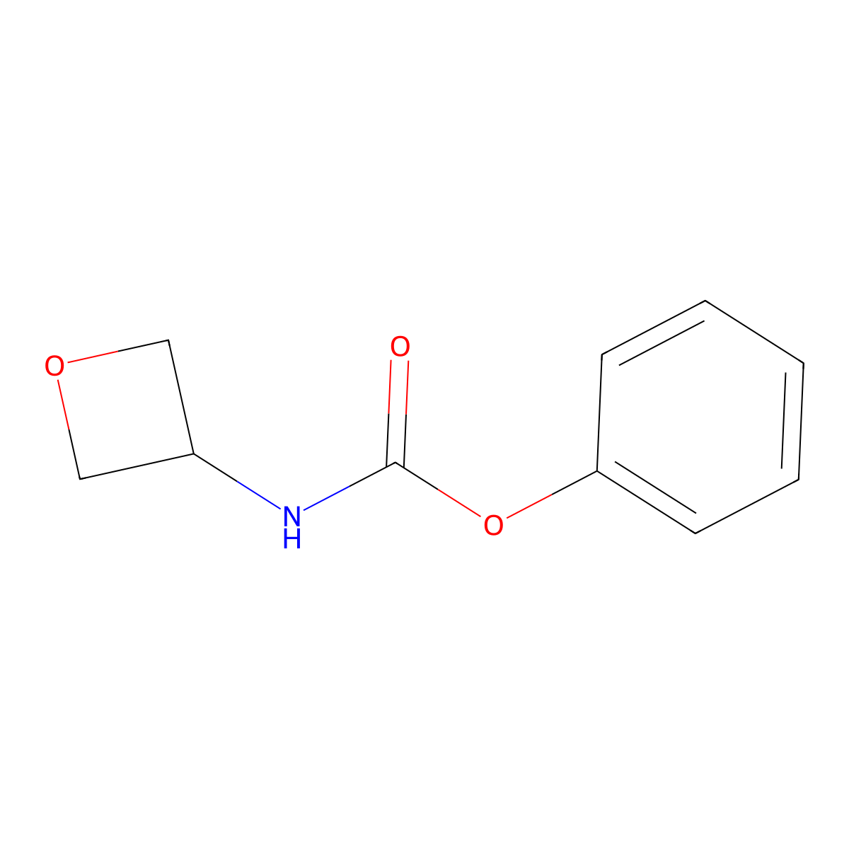 phenyl N-(oxetan-3-yl)carbamate molecular structure, CAS 1531803-82-3