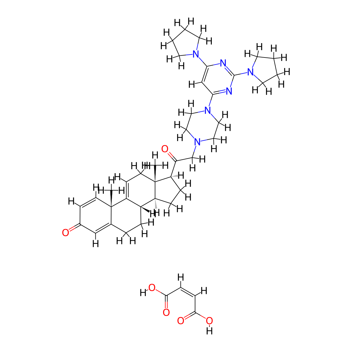 U-74389G maleate molecular structure, CAS 153190-29-5