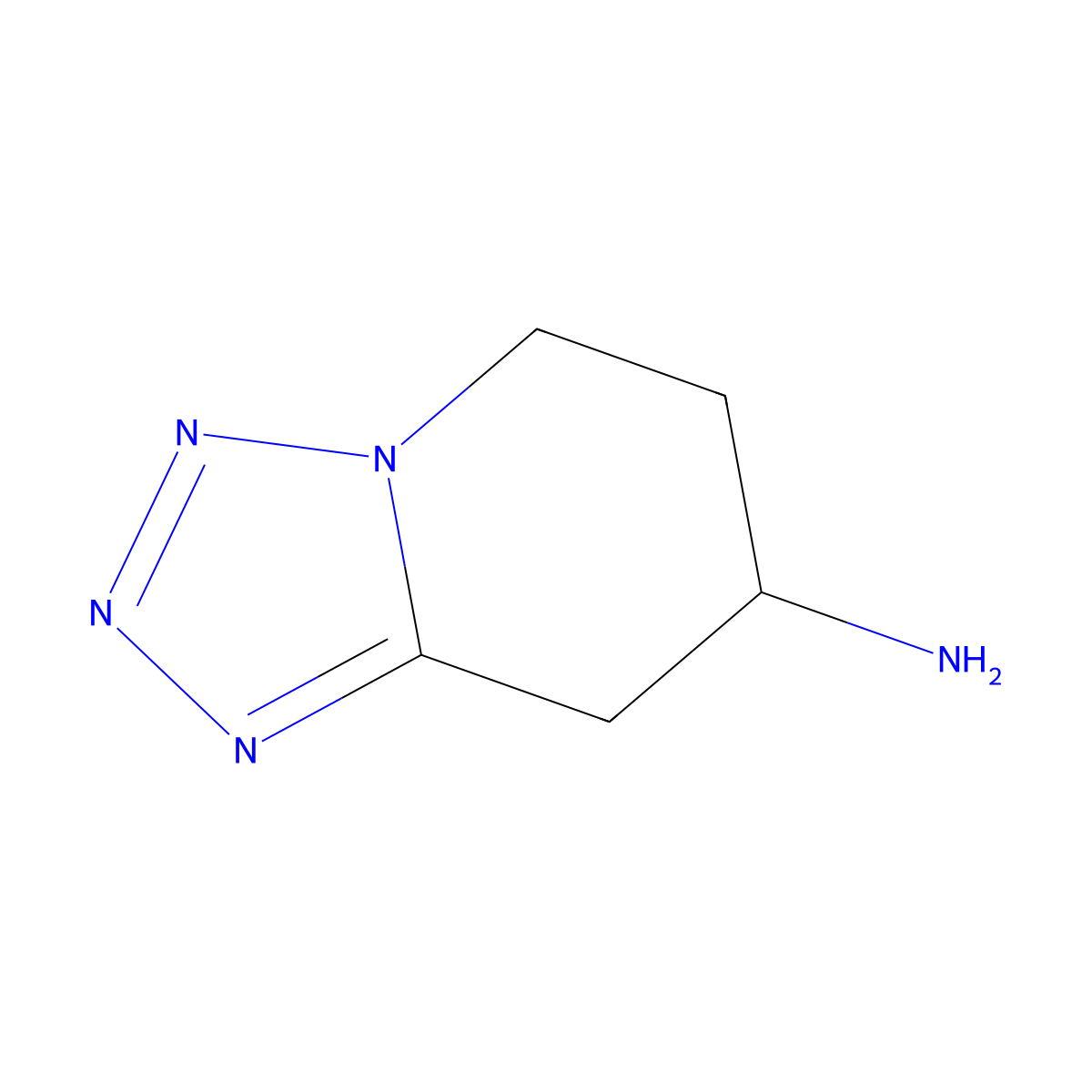 5H,6H,7H,8H-[1,2,3,4]tetrazolo[1,5-a]pyridin-7-amine molecular structure, CAS 1531928-73-0