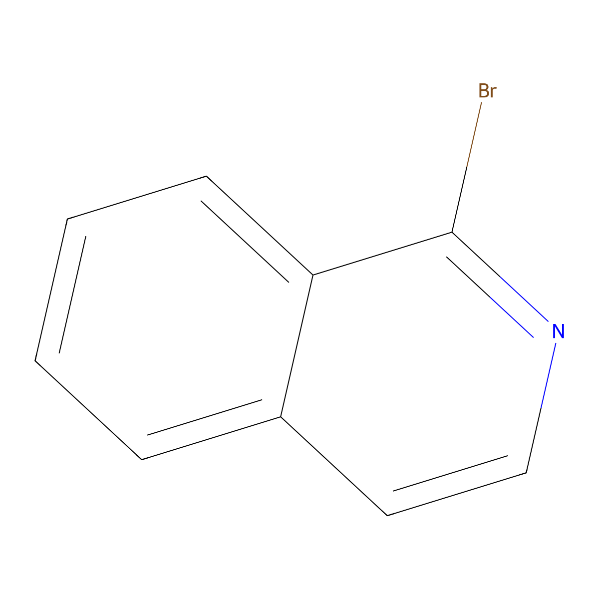 1-Bromoisoquinoline molecular structure, CAS 1532-71-4