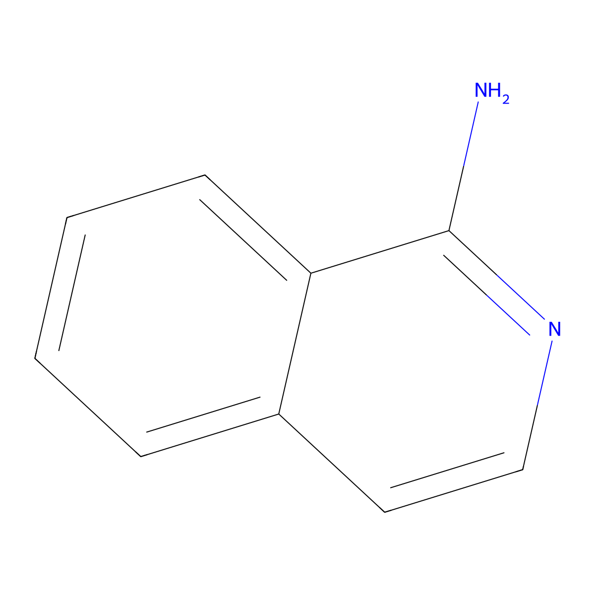 1-Isoquinolinamine molecular structure, CAS 1532-84-9