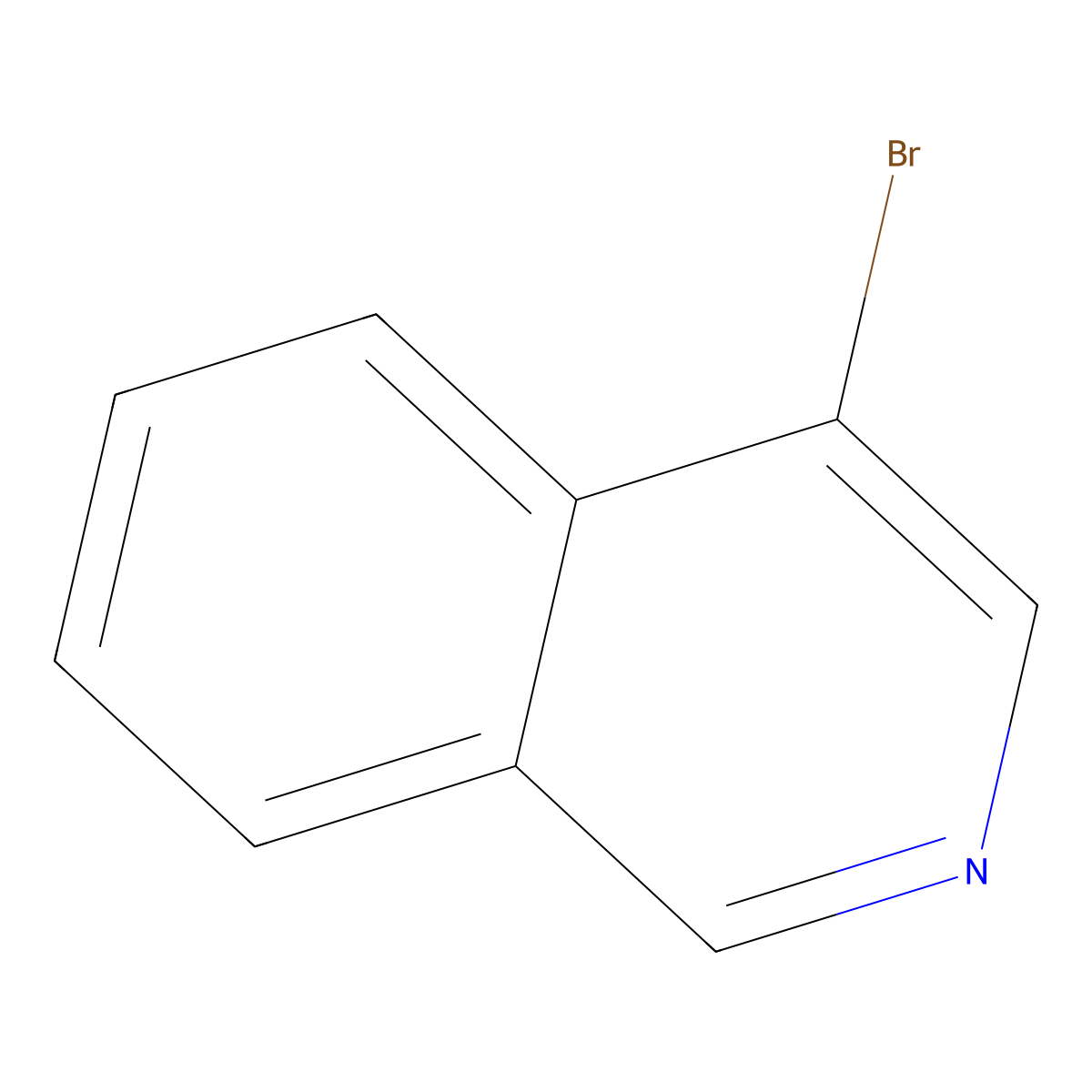 4-Bromoisoquinoline molecular structure, CAS 1532-97-4