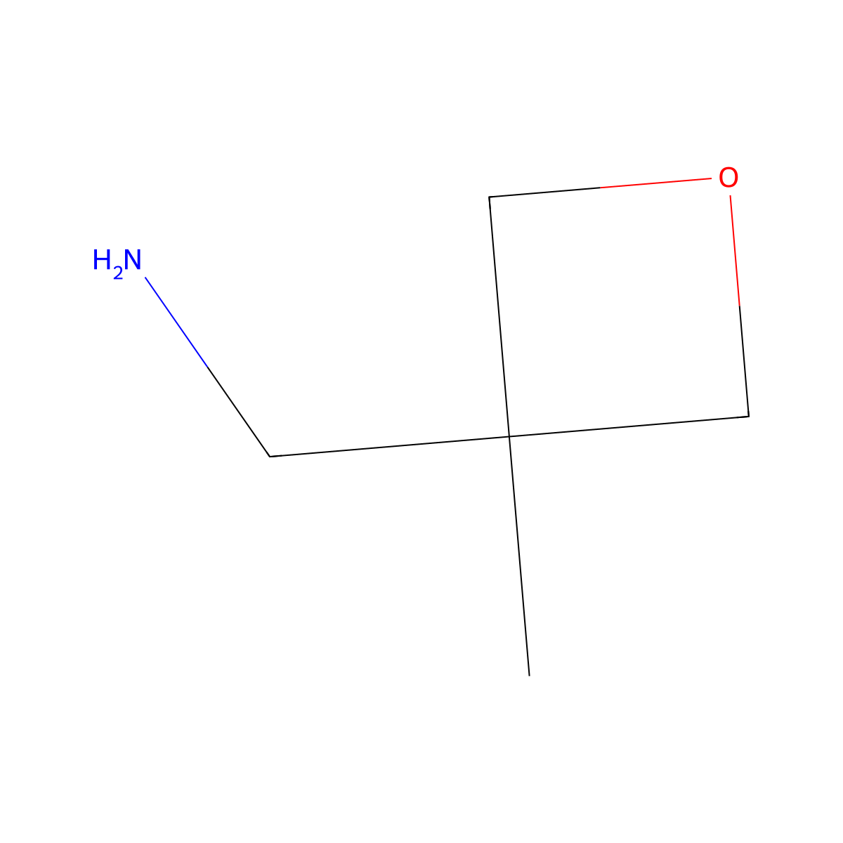 (3-Methyloxetan-3-yl)methanamine molecular structure, CAS 153209-97-3
