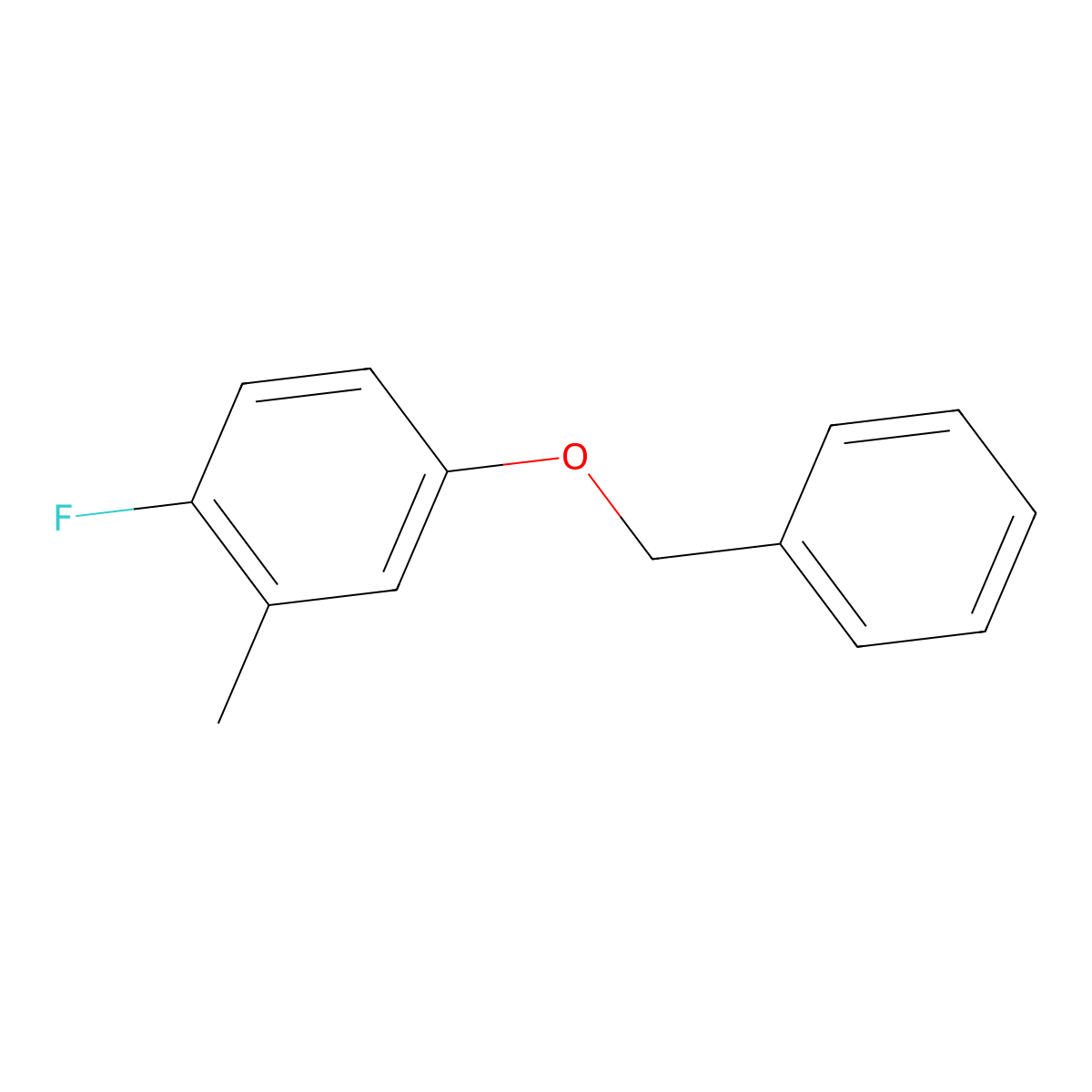 4-(Benzyloxy)-1-fluoro-2-methylbenzene molecular structure, CAS 1532161-38-8