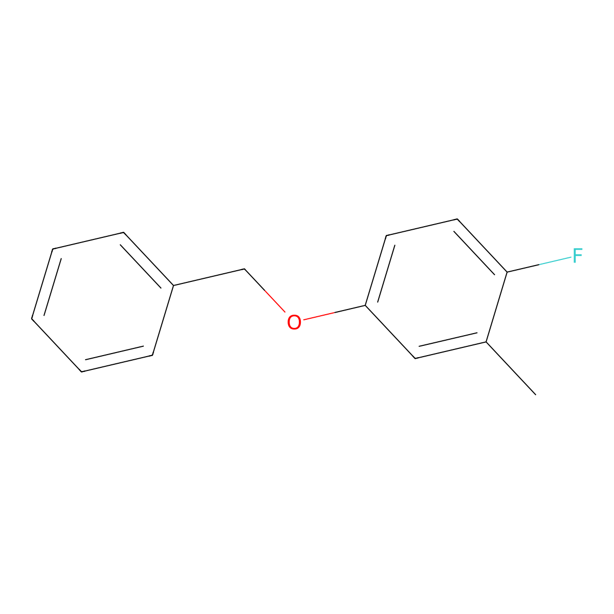 4-(Benzyloxy)-1-fluoro-2-methylbenzene molecular structure, CAS 1532161-38-8