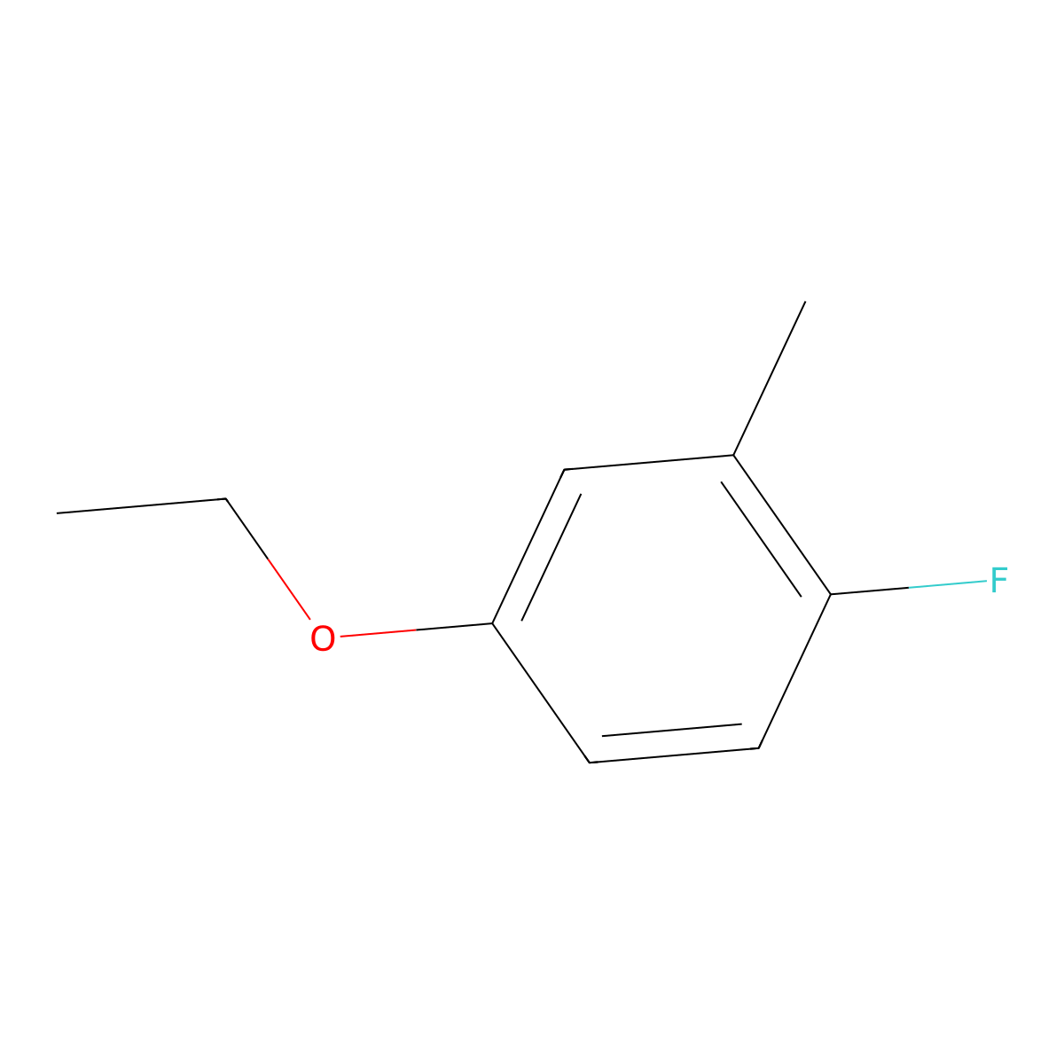4-Ethoxy-1-fluoro-2-methylbenzene molecular structure, CAS 1532276-45-1
