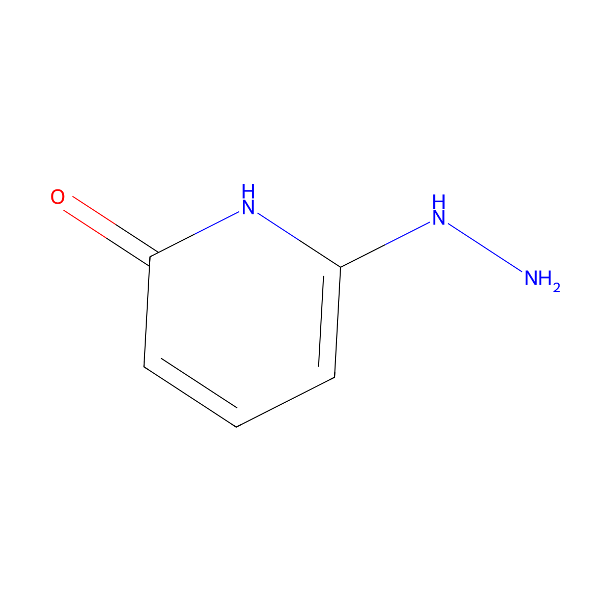 6-Hydrazinylpyridin-2-ol molecular structure, CAS 1532319-79-1