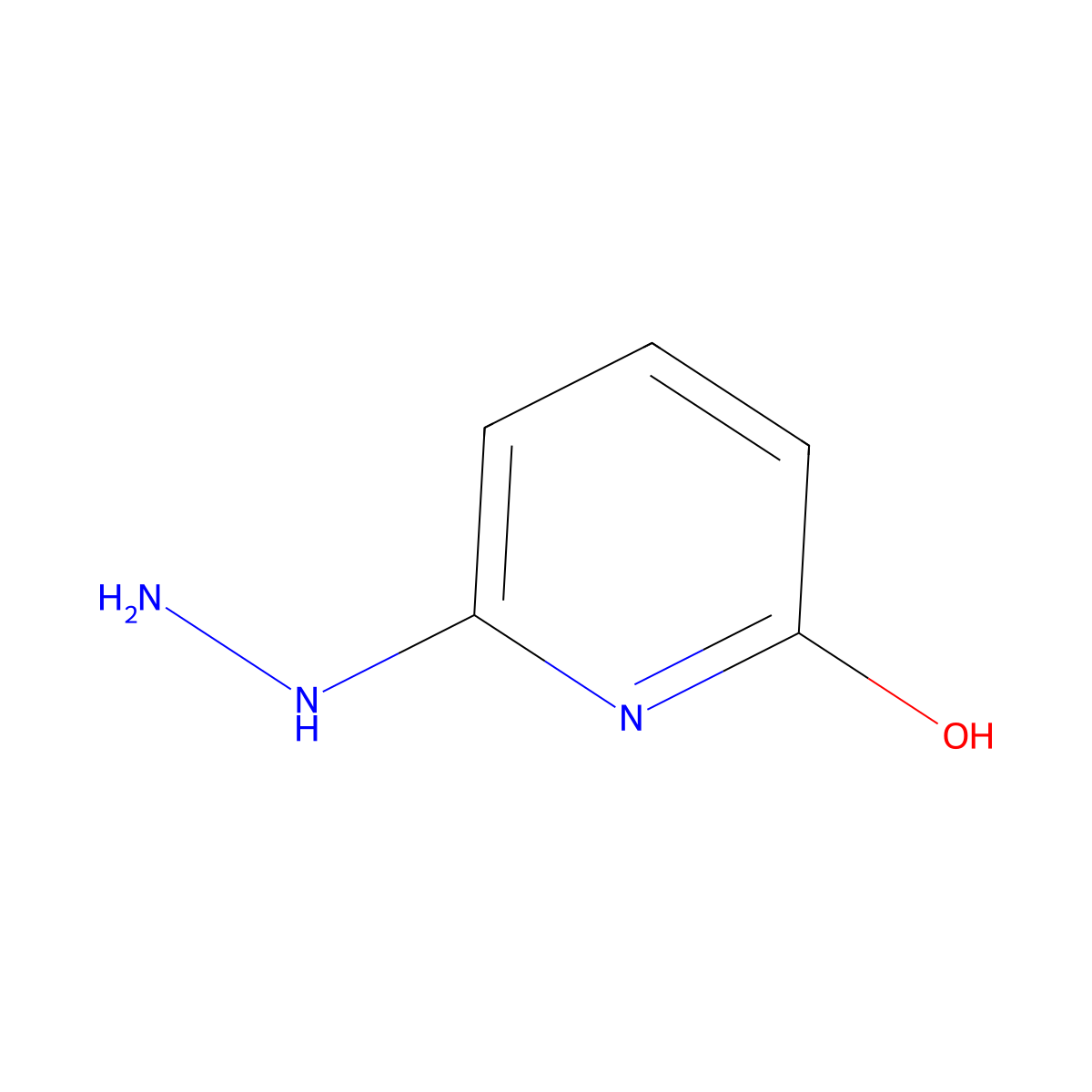 6-Hydrazinylpyridin-2-ol molecular structure, CAS 1532319-79-1