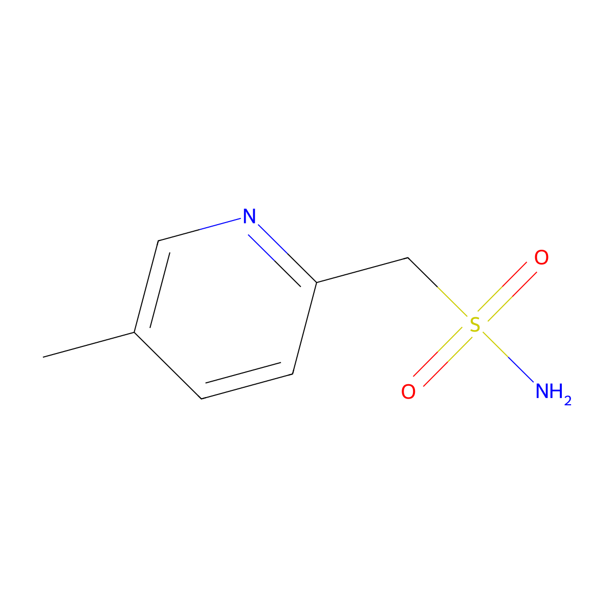 (5-Methylpyridin-2-YL)methanesulfonamide molecular structure, CAS 1532392-32-7