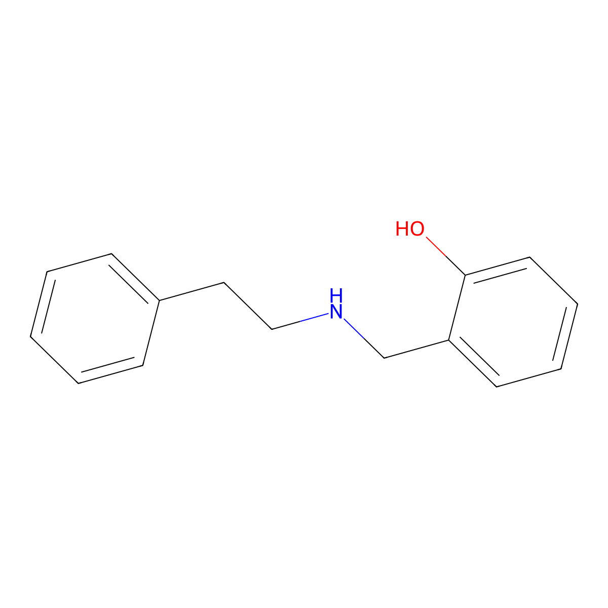 2-((Phenethylamino)methyl)phenol molecular structure, CAS 153247-74-6