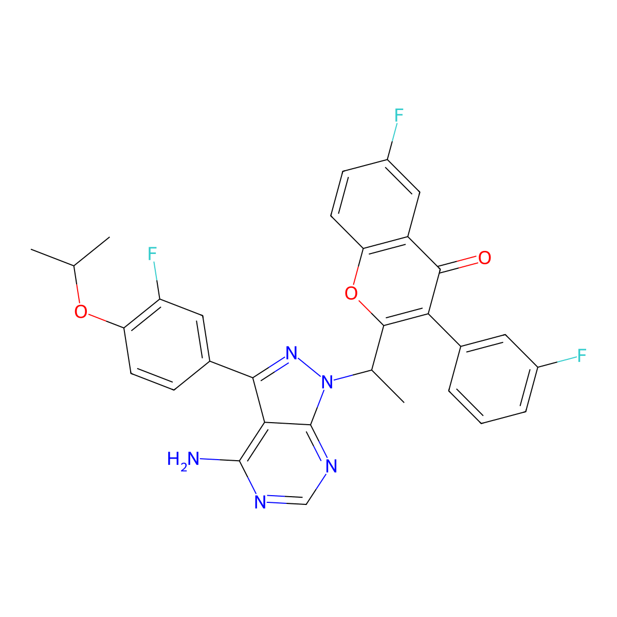 Umbralisib R-enantiomer molecular structure, CAS 1532533-69-9