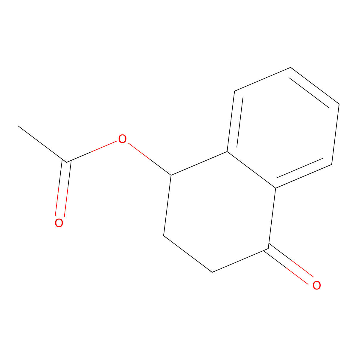4-Oxo-1,2,3,4-tetrahydronaphthalen-1-yl acetate molecular structure, CAS 153259-54-2