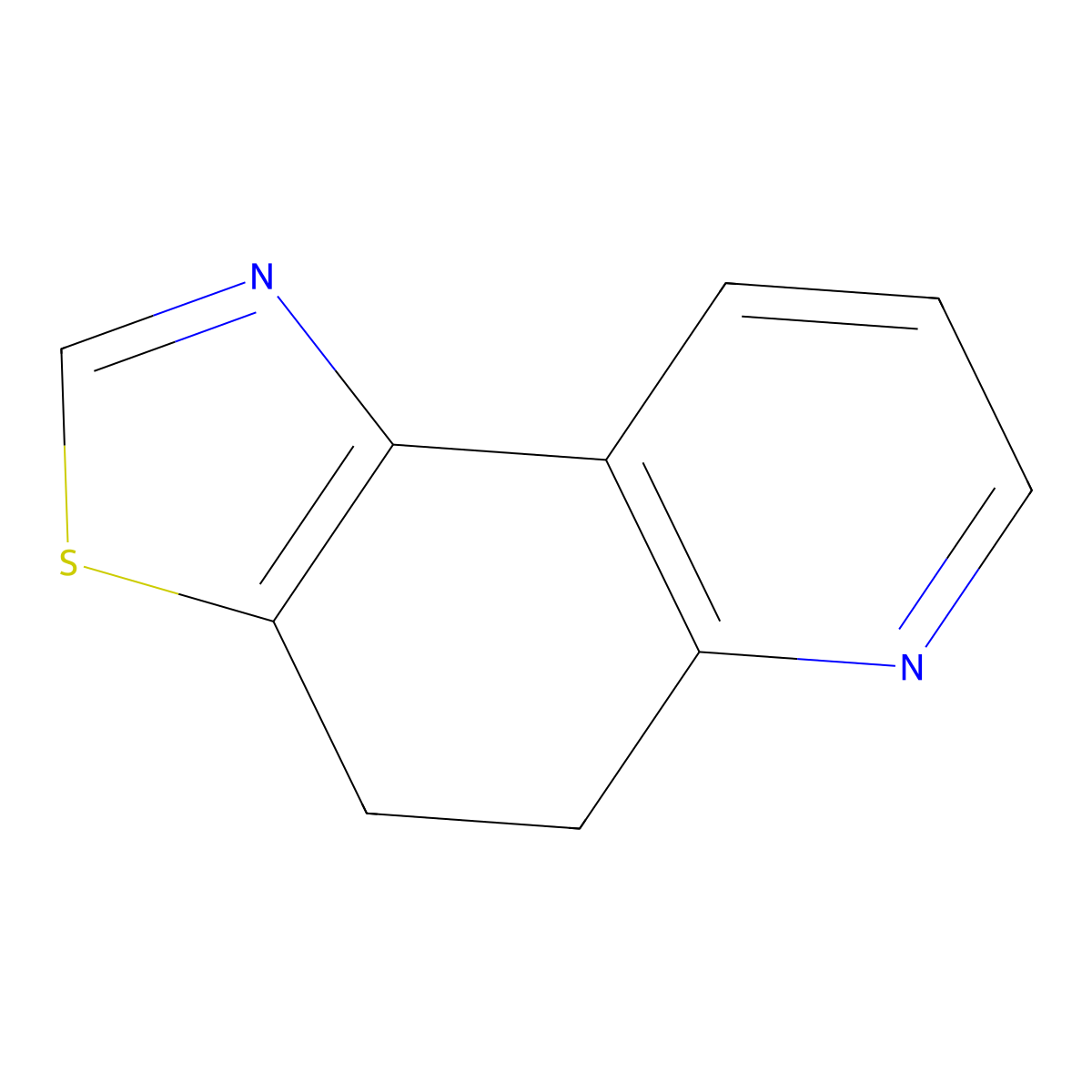 4,5-Dihydrothiazolo(4,5-f)quinoline molecular structure, CAS 153260-27-6