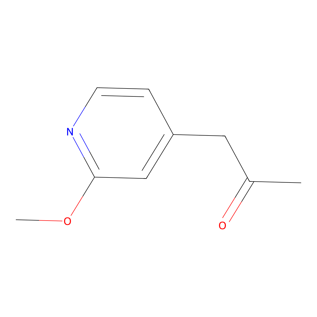 1-(2-Methoxypyridin-4-yl)propan-2-one molecular structure, CAS 1532631-84-7
