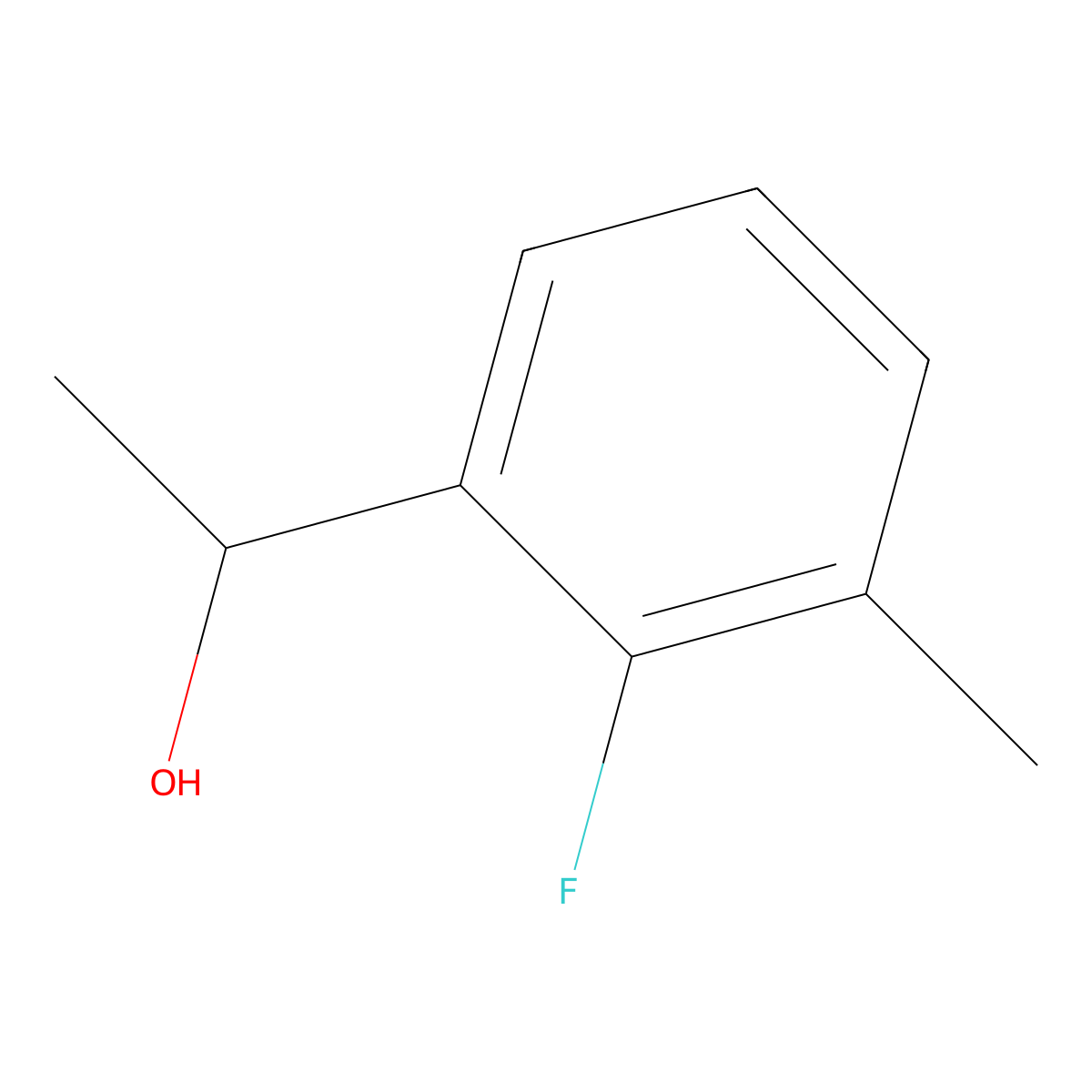 1-(2-Fluoro-3-methylphenyl)ethanol molecular structure, CAS 1532692-95-7
