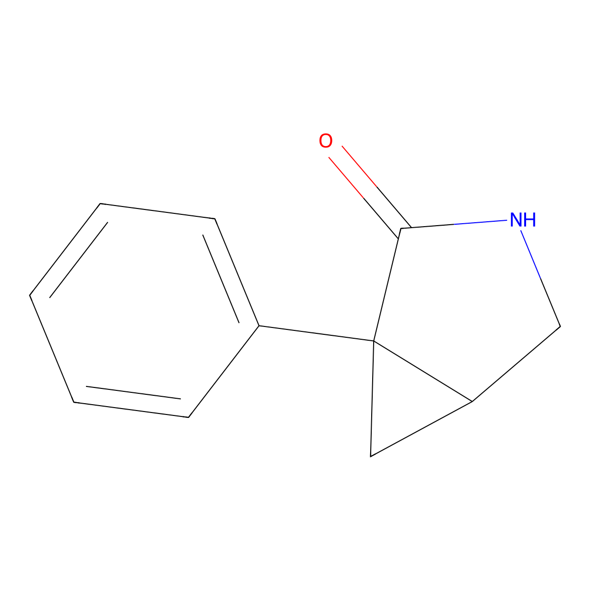 1-Phenyl-3-azabicyclo[3.1.0]hexan-2-one molecular structure, CAS 153275-06-0