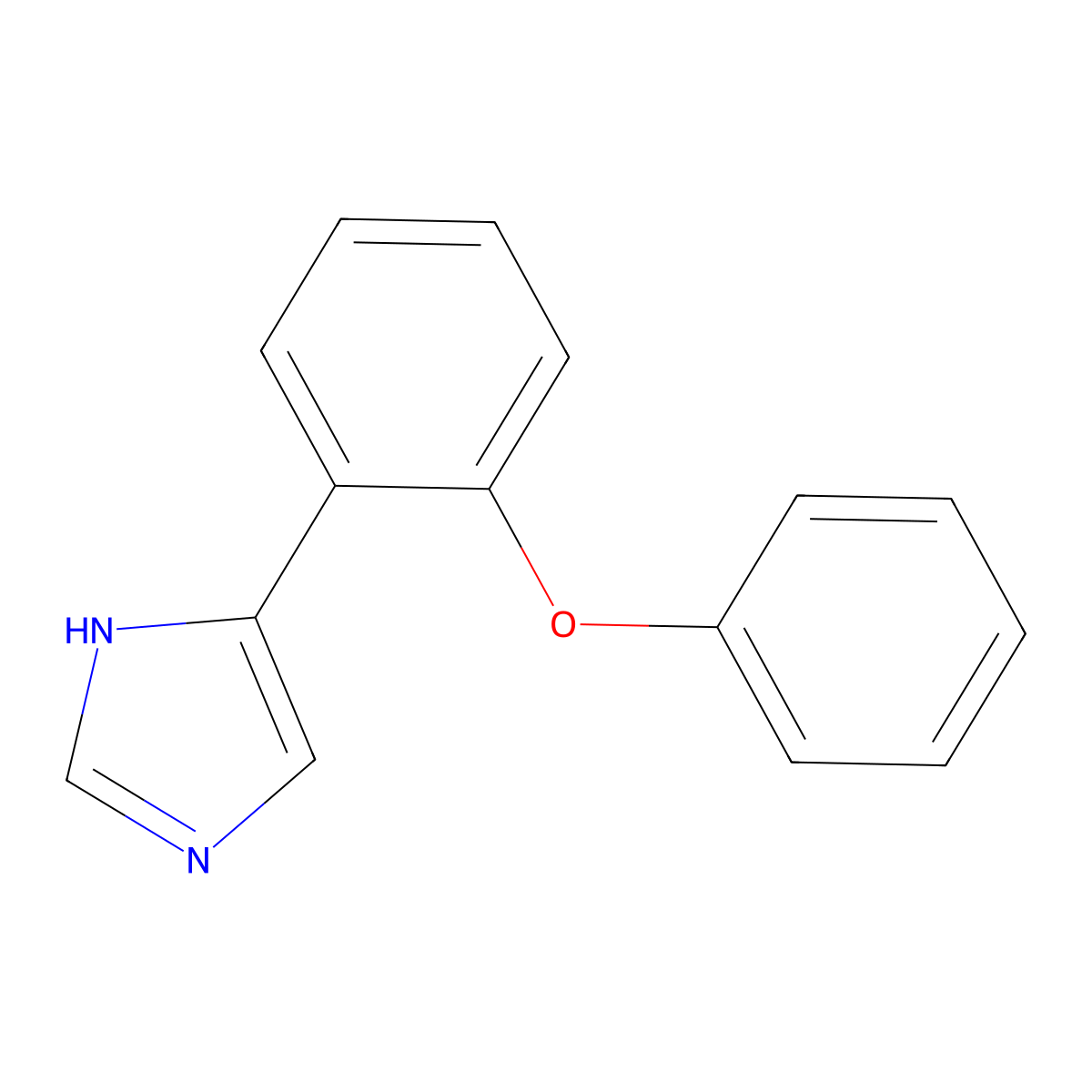 4-(2-phenoxyphenyl)-1H-imidazole molecular structure, CAS 153277-11-3