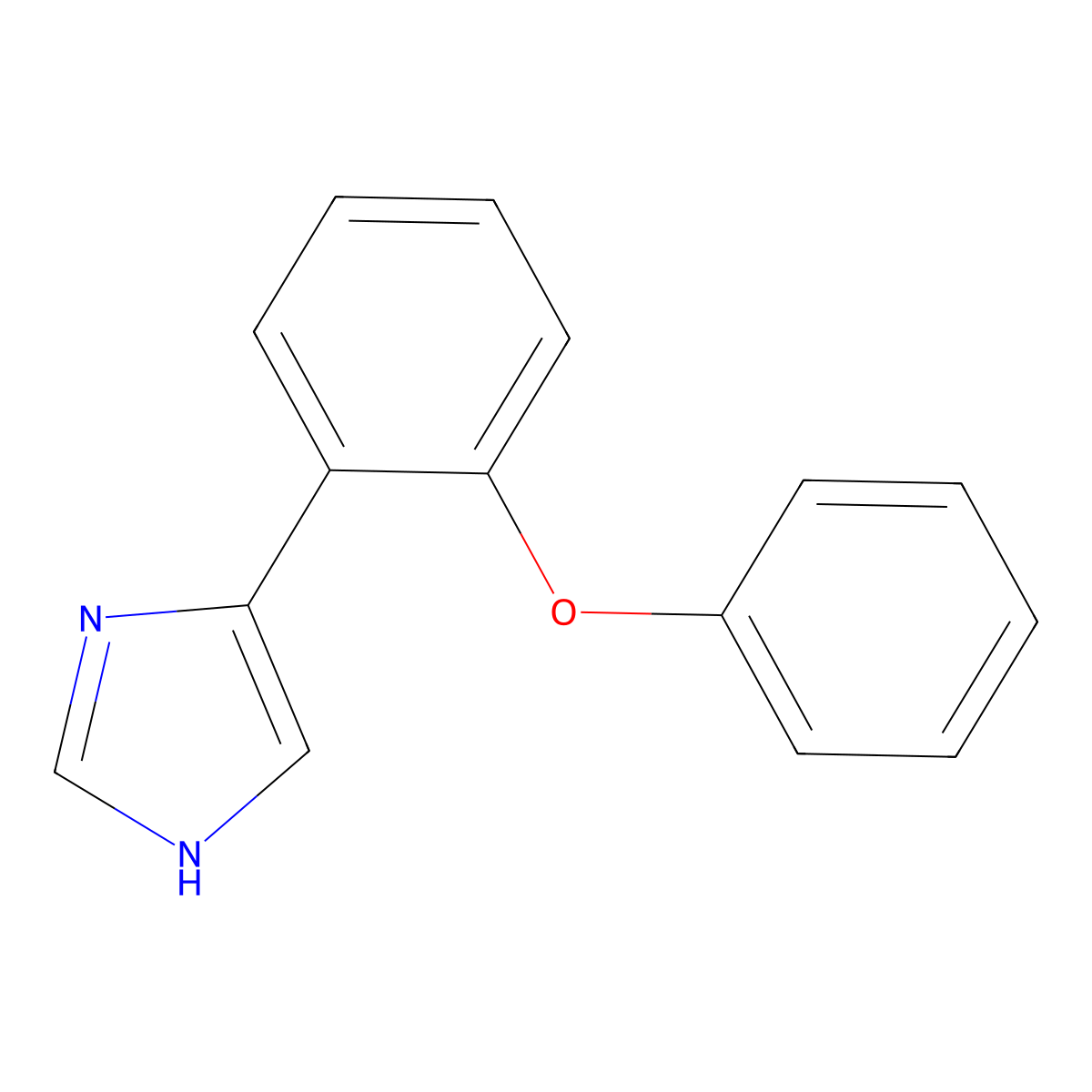 4-(2-phenoxyphenyl)-1H-imidazole molecular structure, CAS 153277-11-3