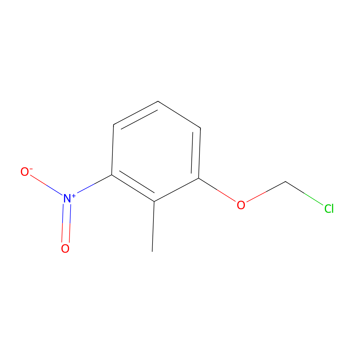 1-(Chloromethoxy)-2-methyl-3-nitrobenzene molecular structure, CAS 1532826-84-8