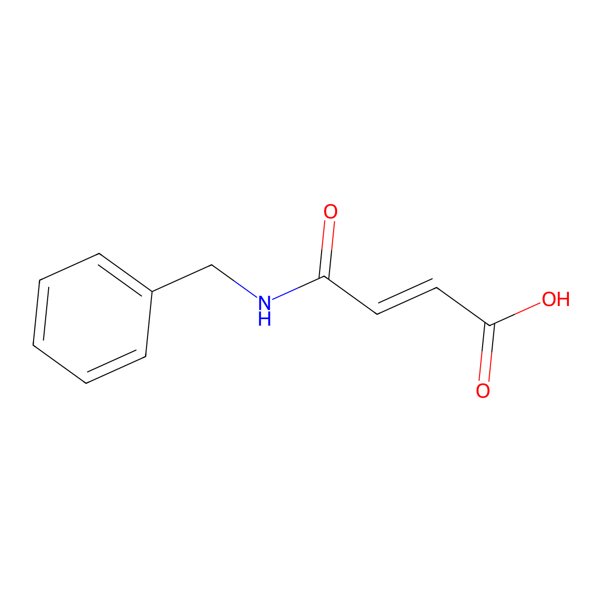 4-(Benzylamino)-4-oxoisocrotonic acid molecular structure, CAS 15329-69-8
