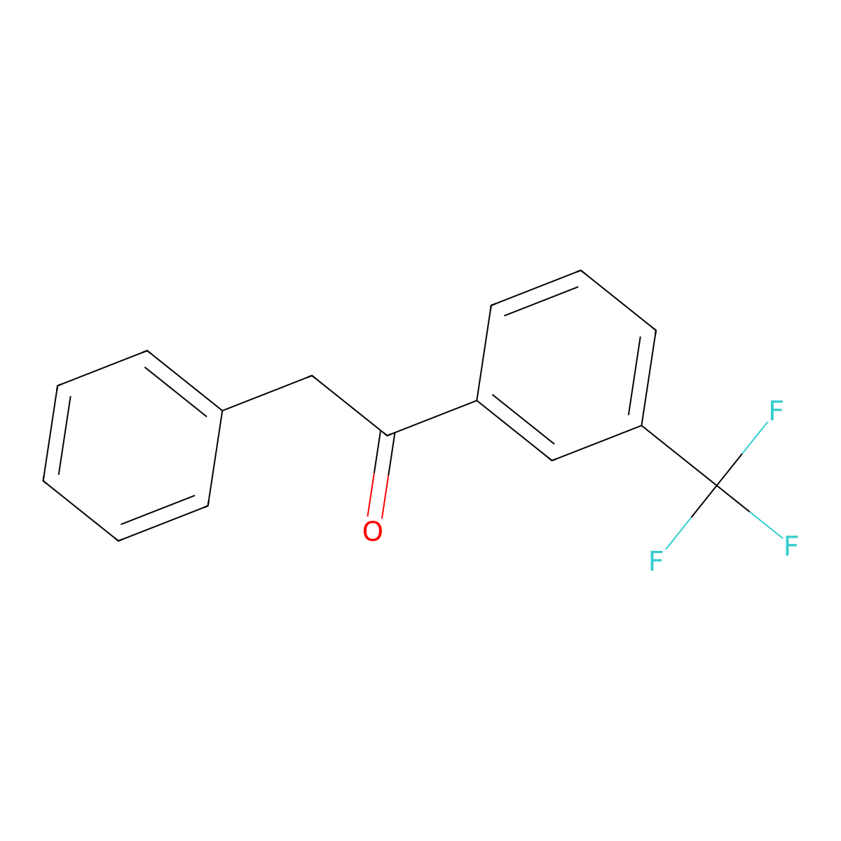 2-Phenyl-3'-trifluoromethylacetophenone molecular structure, CAS 1533-04-6