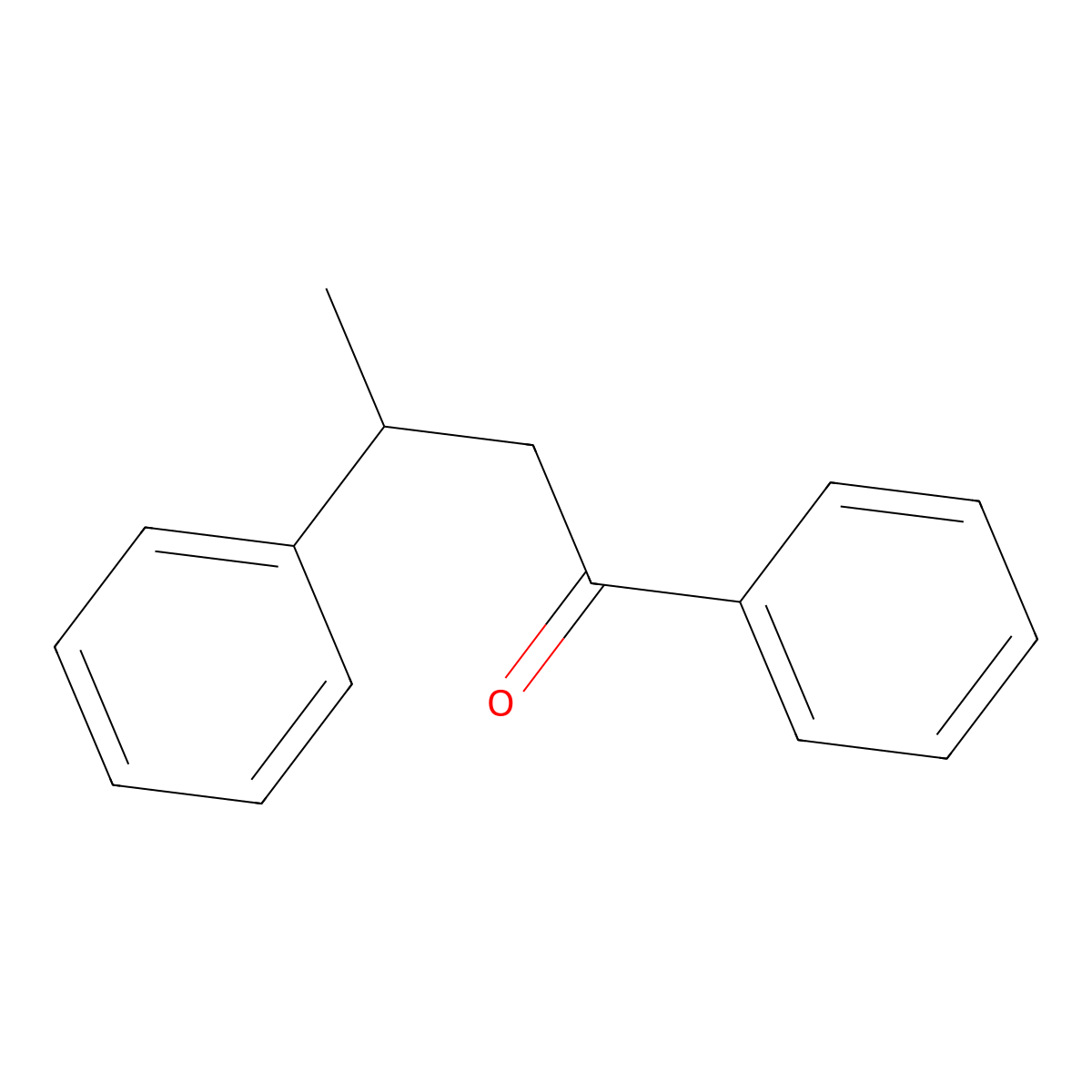 3-Phenylbutyrophenone molecular structure, CAS 1533-20-6