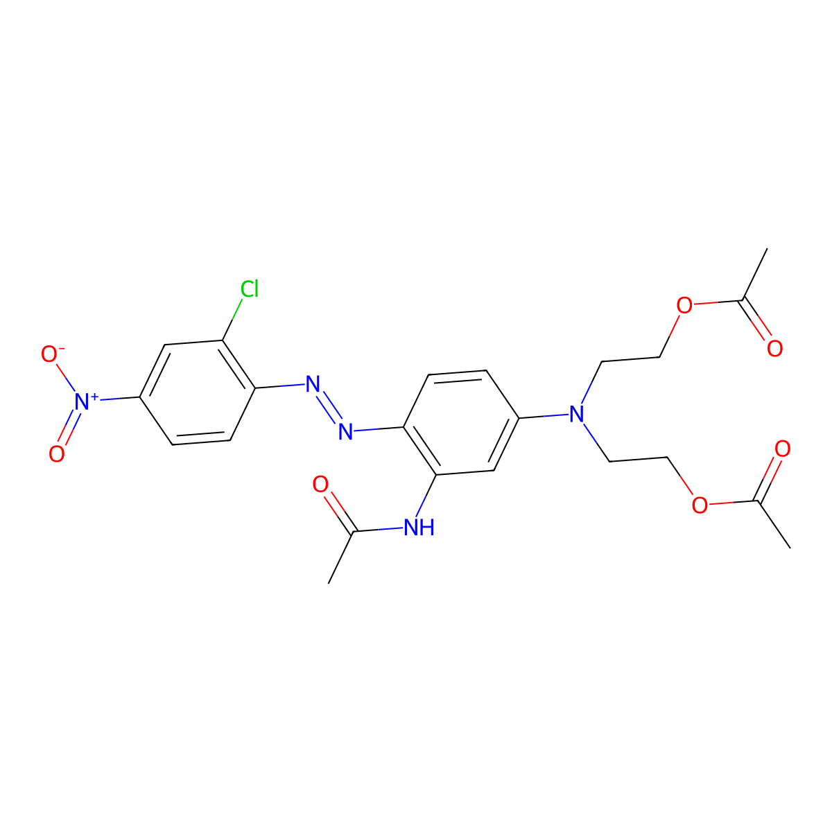 Disperse Red 354 molecular structure, CAS 1533-78-4