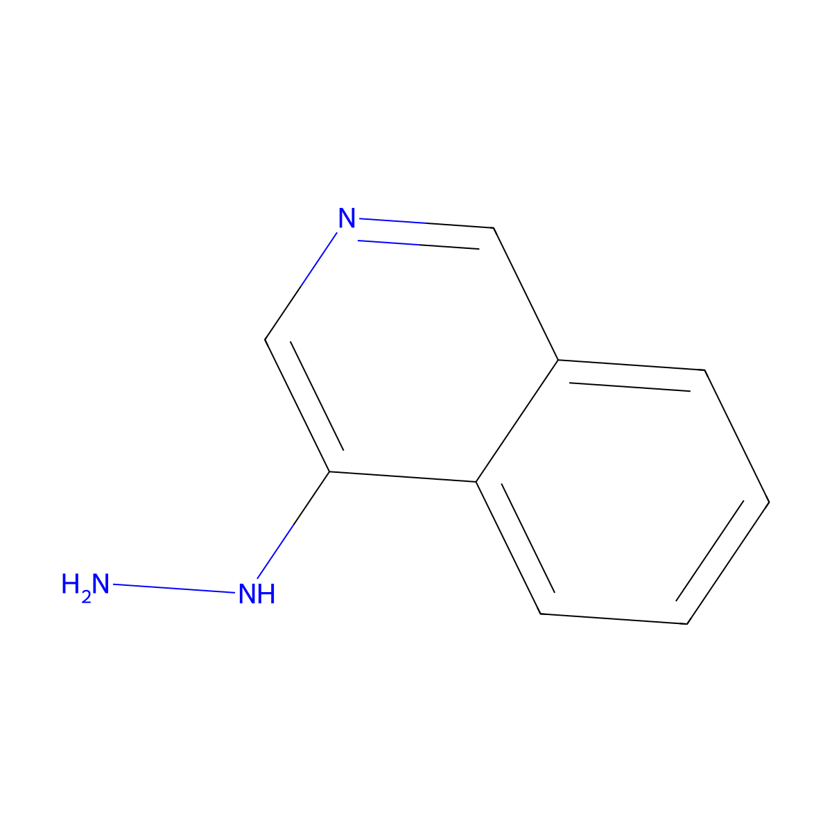 4-Hydrazinylisoquinoline molecular structure, CAS 15330-50-4