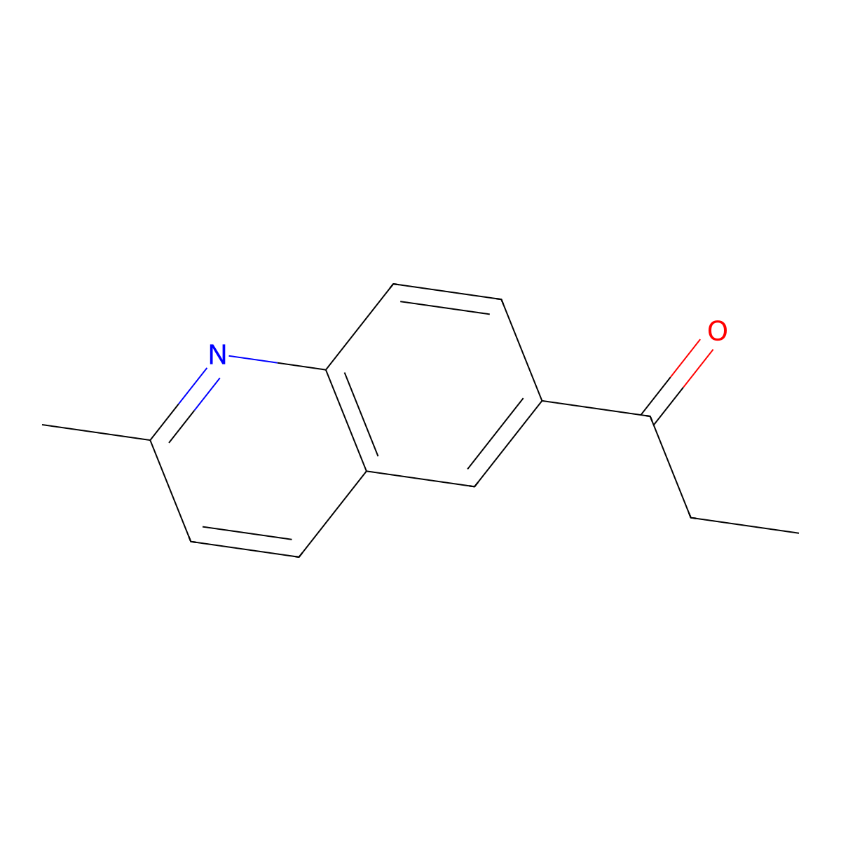 1-(2-Methyl-6-quinolinyl)-1-propanone molecular structure, CAS 1533092-60-2