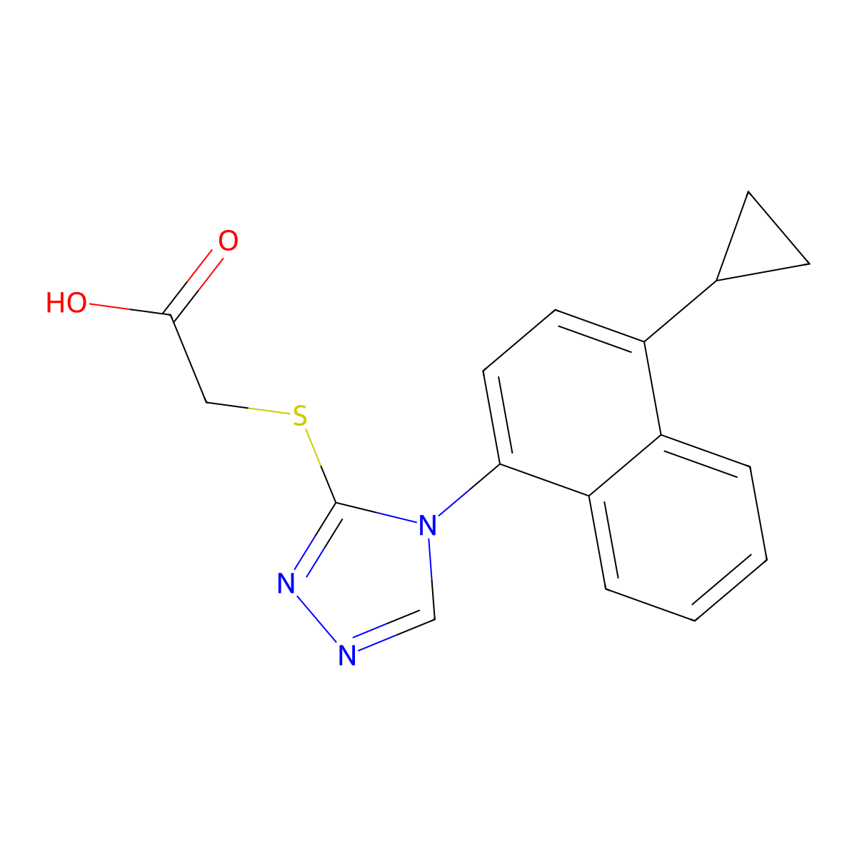Lesinurad Impurity B molecular structure, CAS 1533519-93-5