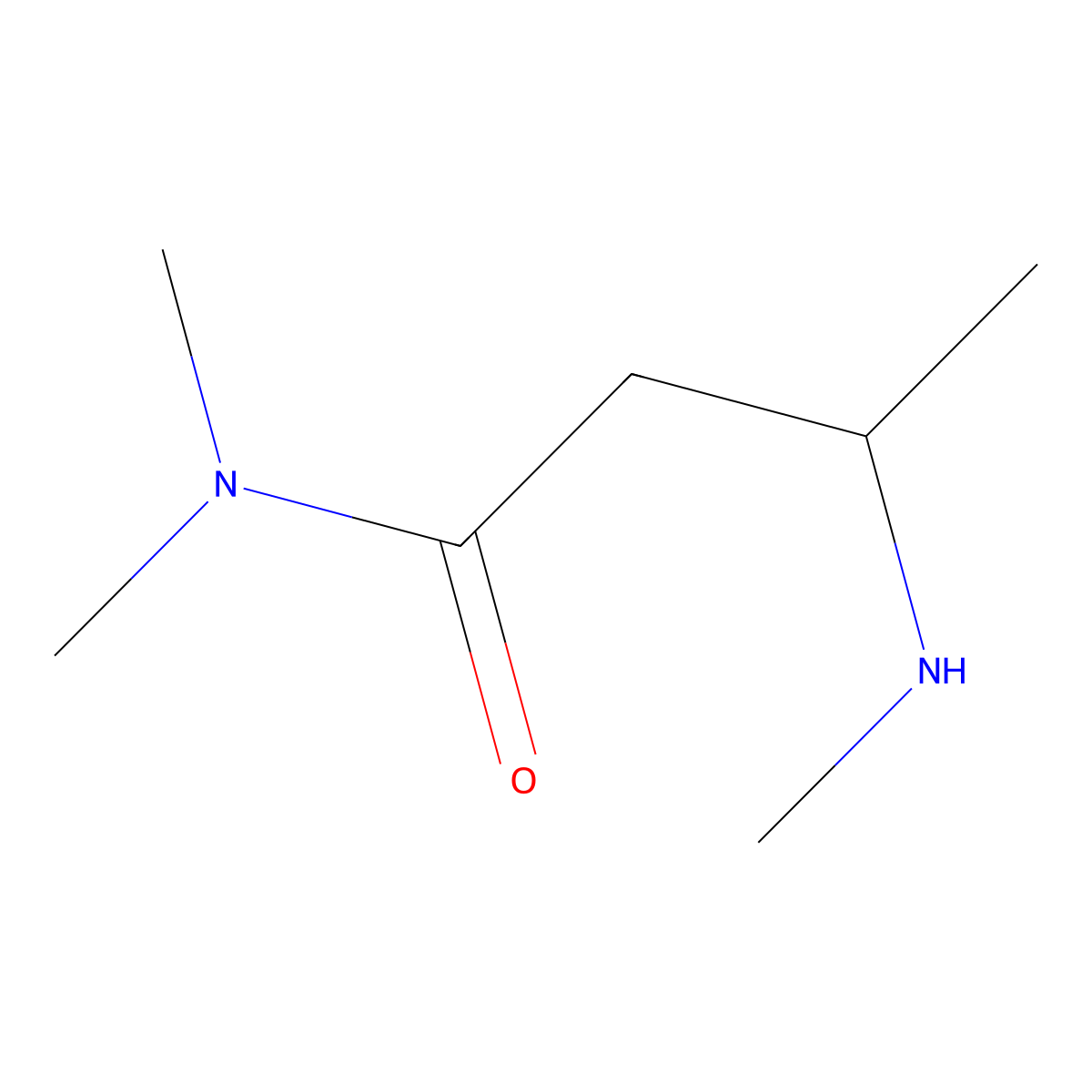N,N-Dimethyl-3-(methylamino)butanamide molecular structure, CAS 1533565-74-0