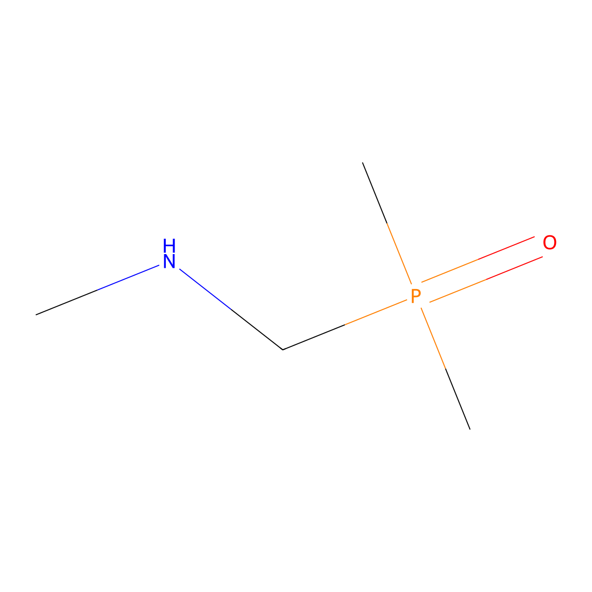 [(Dimethylphosphoryl)methyl](methyl)amine molecular structure, CAS 153357-03-0