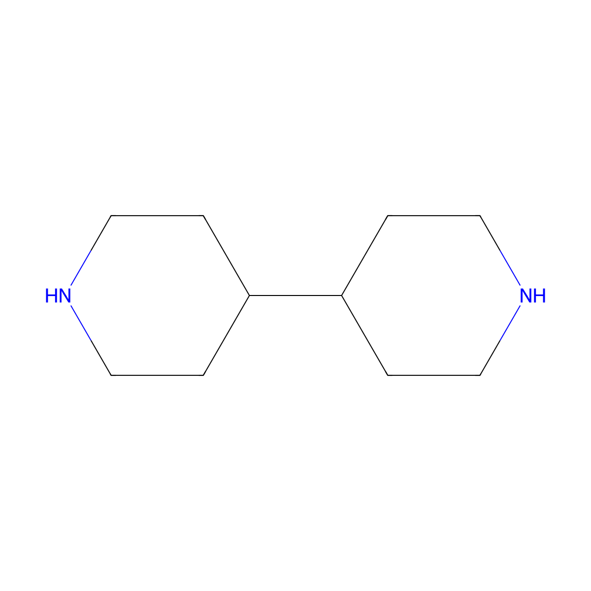 4,4'-Bipiperidine molecular structure, CAS 15336-72-8