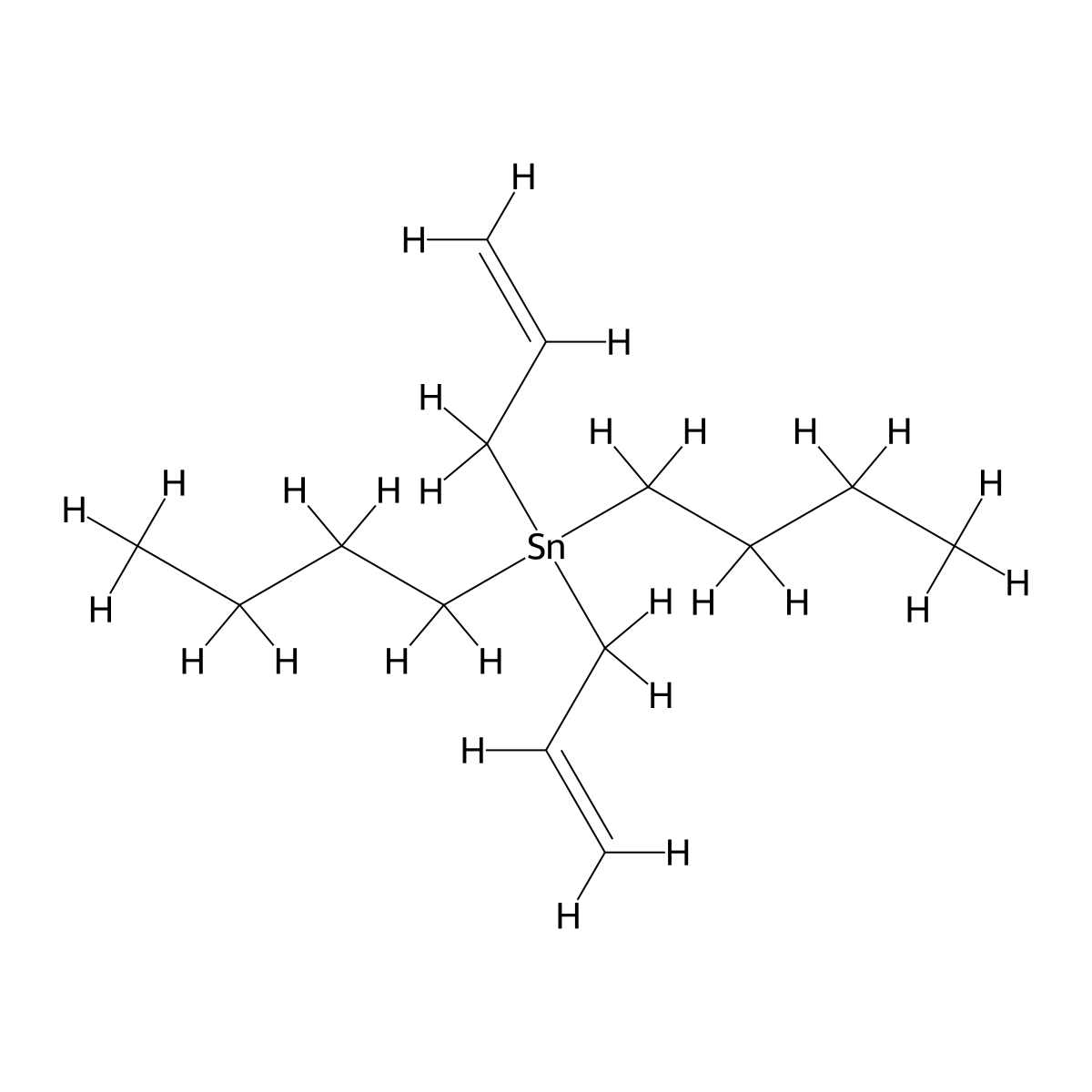 Diallyldibutylstannane molecular structure, CAS 15336-98-8