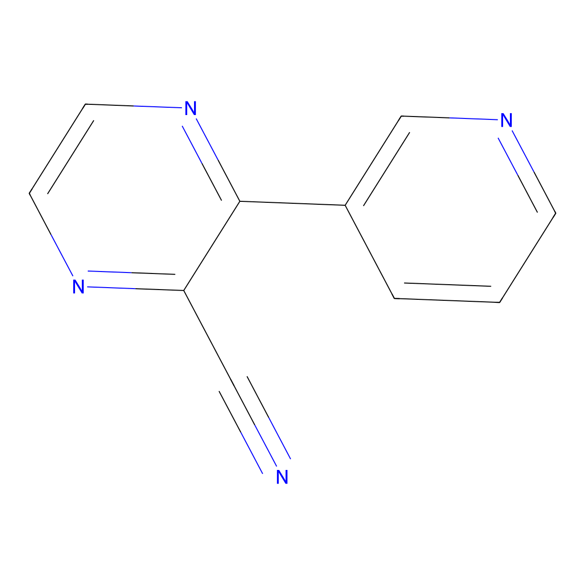 3-(Pyridin-3-yl)pyrazine-2-carbonitrile molecular structure, CAS 1533630-40-8