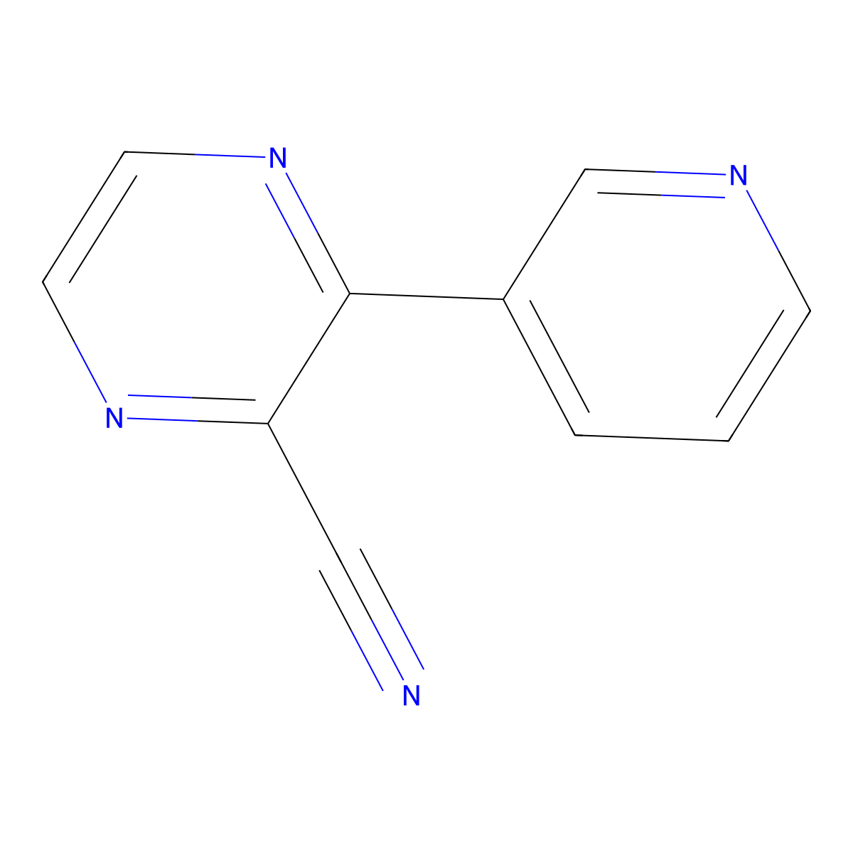 3-(Pyridin-3-yl)pyrazine-2-carbonitrile molecular structure, CAS 1533630-40-8
