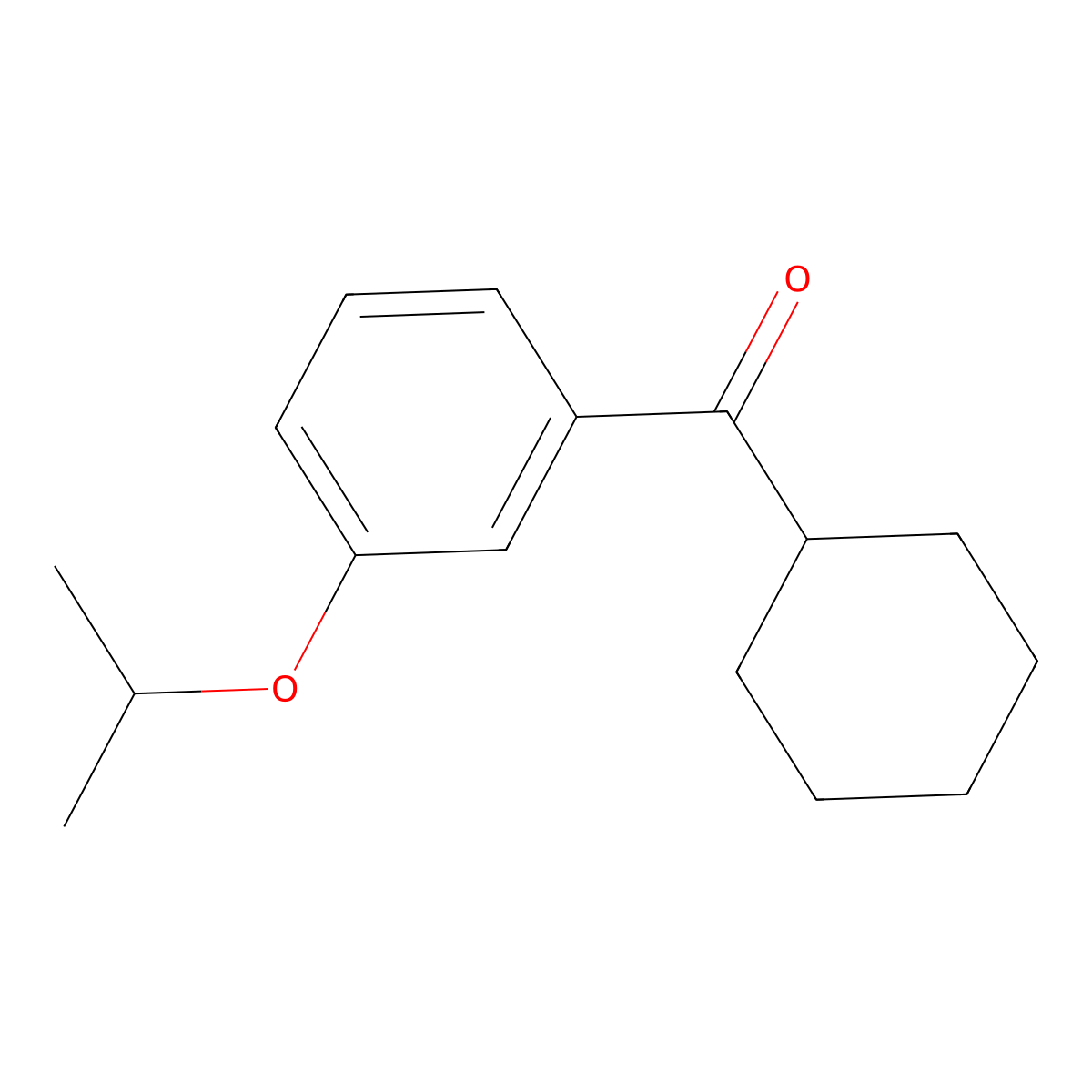 Cyclohexyl(3-isopropoxyphenyl)methanone molecular structure, CAS 1533635-71-0
