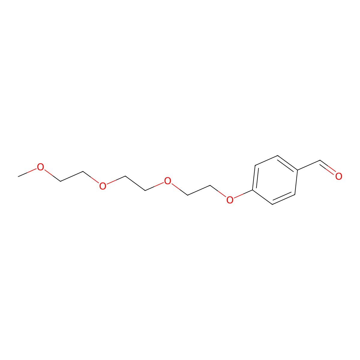 m-PEG4-benzaldehyde molecular structure, CAS 153364-63-7