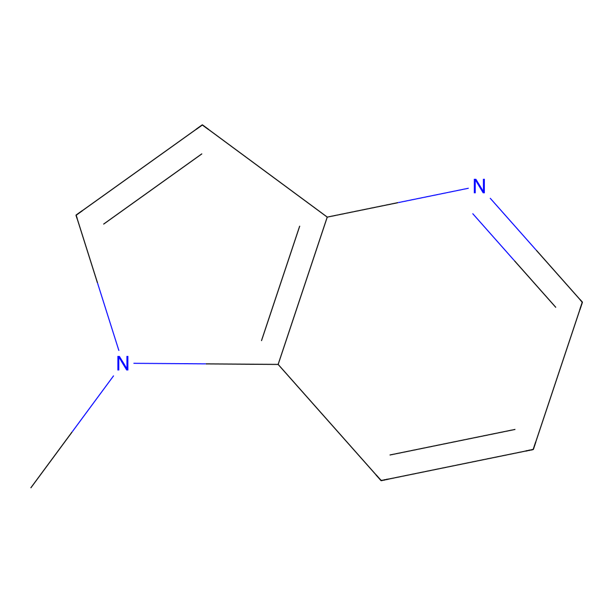 1-methyl-1H-pyrrolo[3,2-b]pyridine molecular structure, CAS 153374-33-5