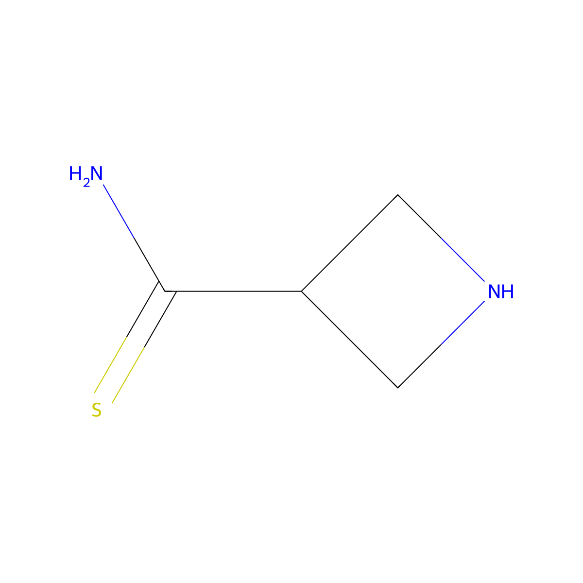 Azetidine-3-carbothioamide molecular structure, CAS 1533817-50-3