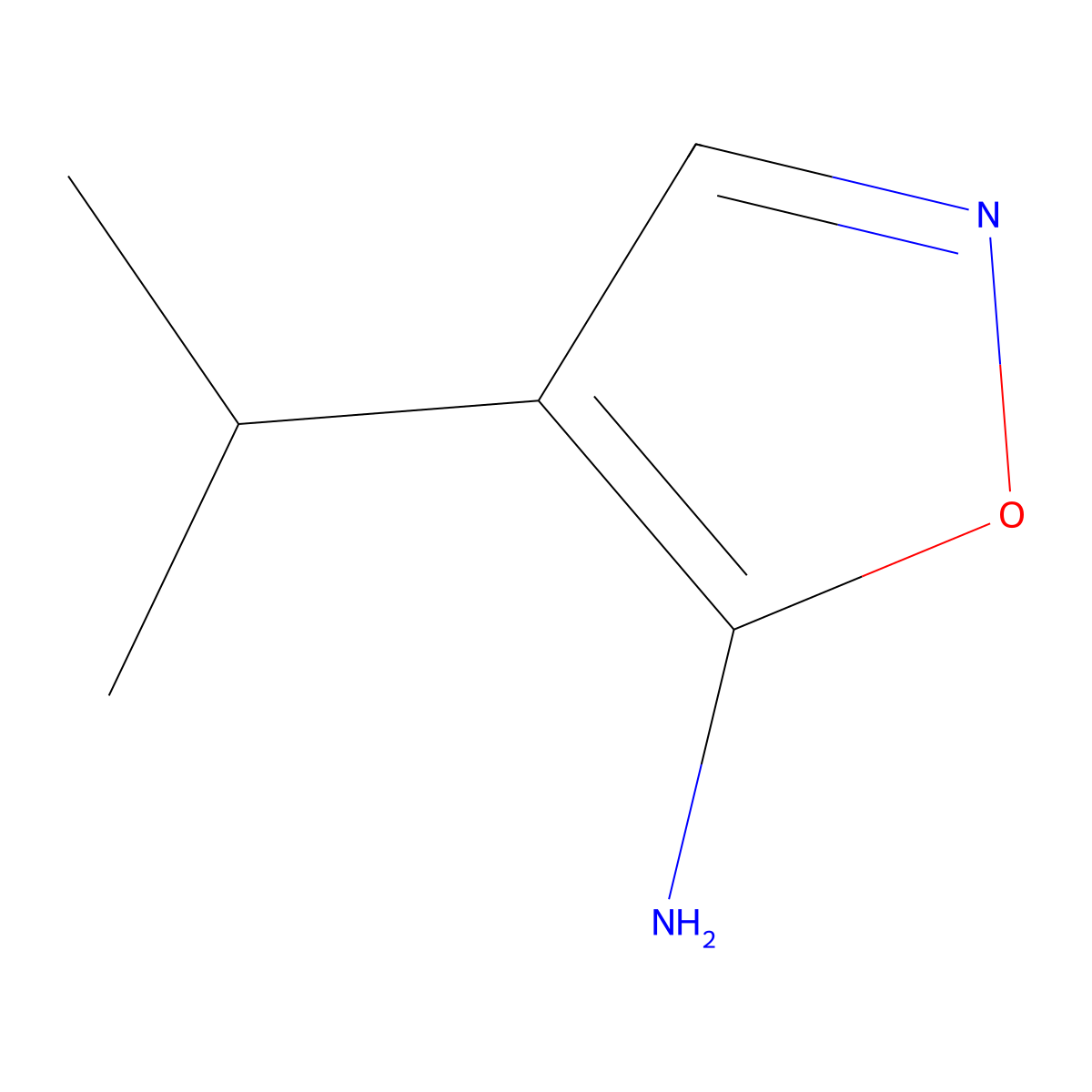 4-Isopropylisoxazol-5-amine molecular structure, CAS 1533859-55-0